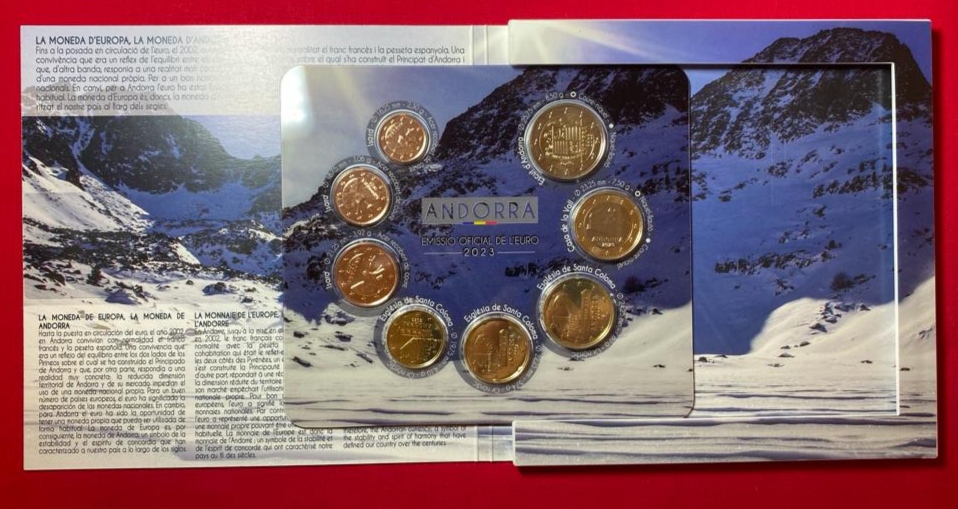 Andorra 2023 - Kursmünzensatz  