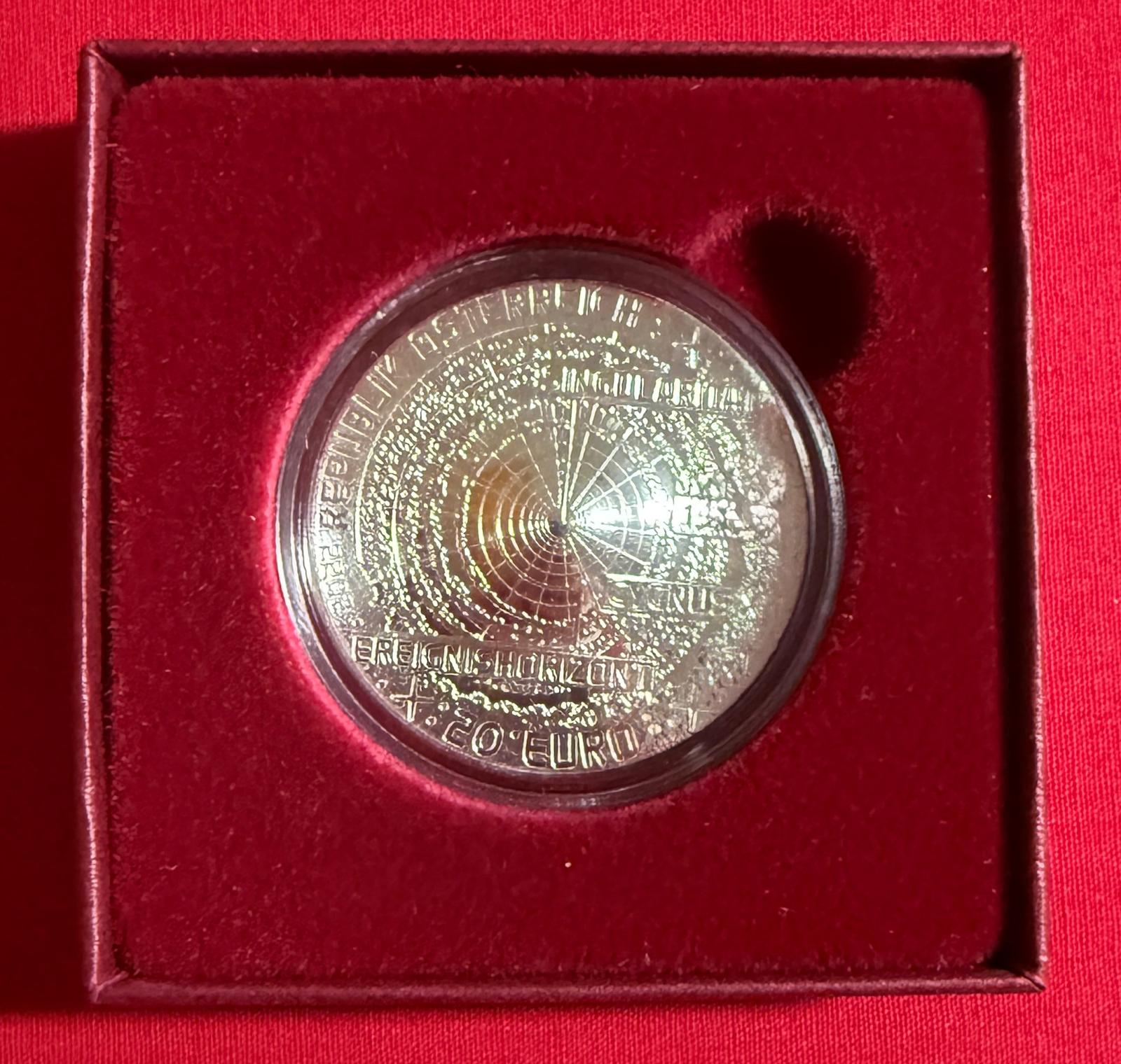 € 20 Schwarzes Loch 2022 - Serie Faszination Universum - Polierte Platte