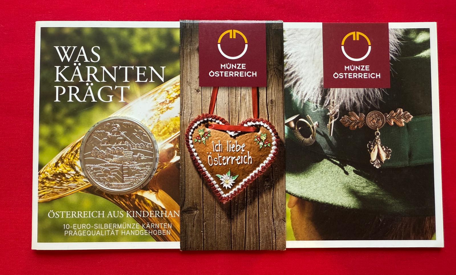 10 Euro Österreich 2015 - Kärnten - Serie Österreich aus Kinderhand