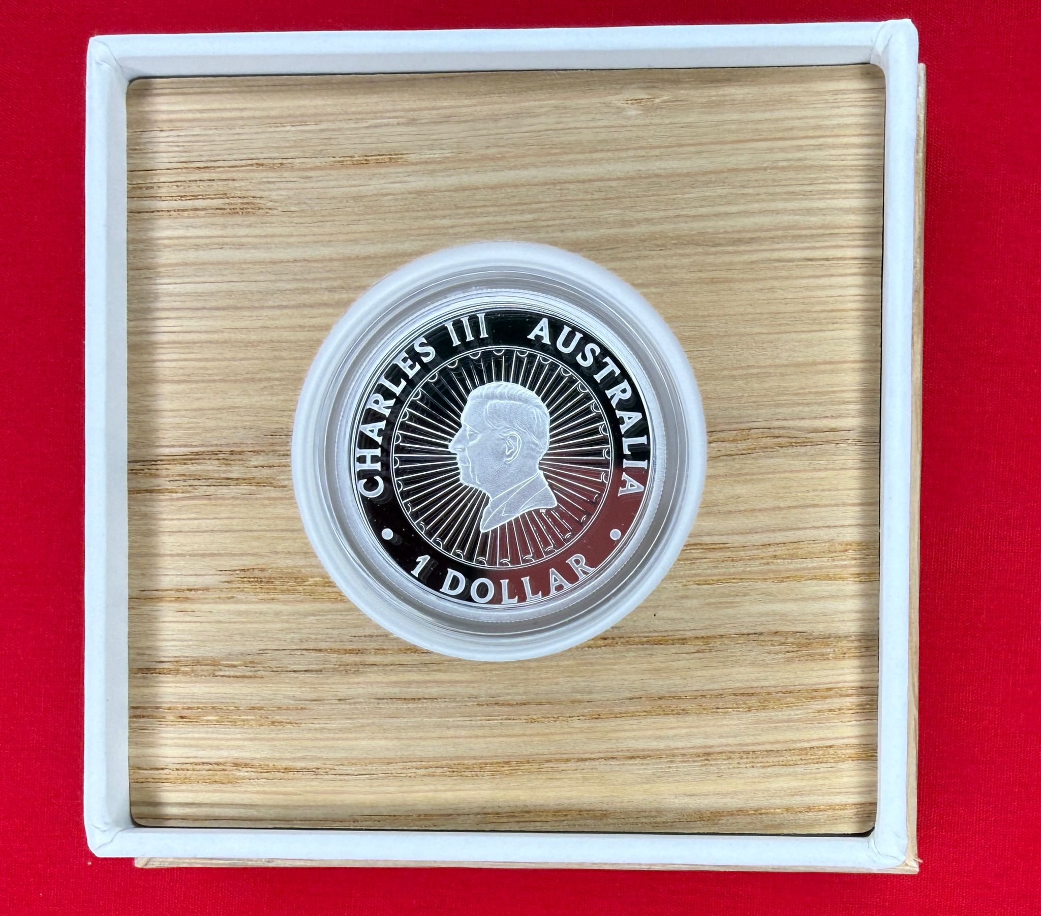 Perth Mint 2026 - Wonders of Australia - The Outback 1 Unze Silber PP mit Opal