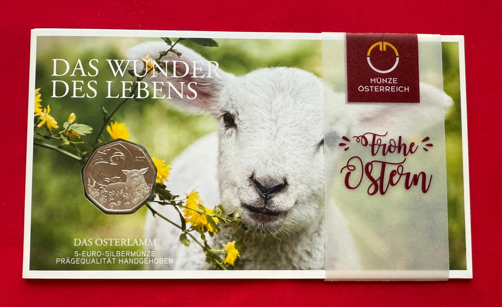 5 Euro Österreich 2018 - Das Osterlamm