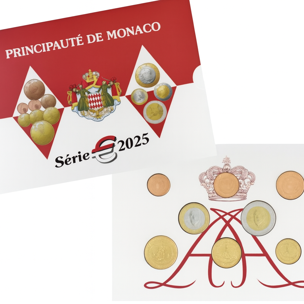 Monaco 2025 Kursmünzensatz KMS