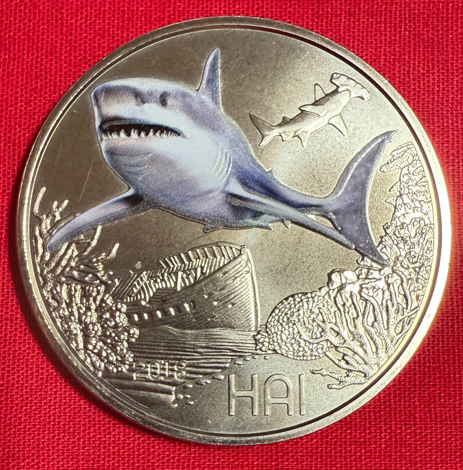 Österreich 2018 - Hai - 3 Euro Tier-Taler Serie