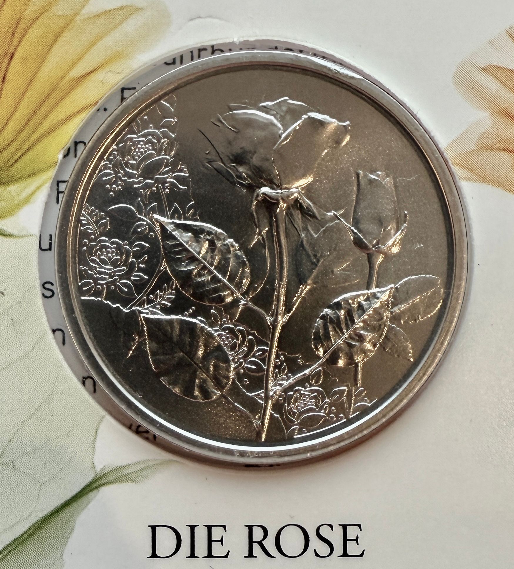 10 Euro Österreich 2021 - Die Rose - Serie Mit der Sprache der Blumen
