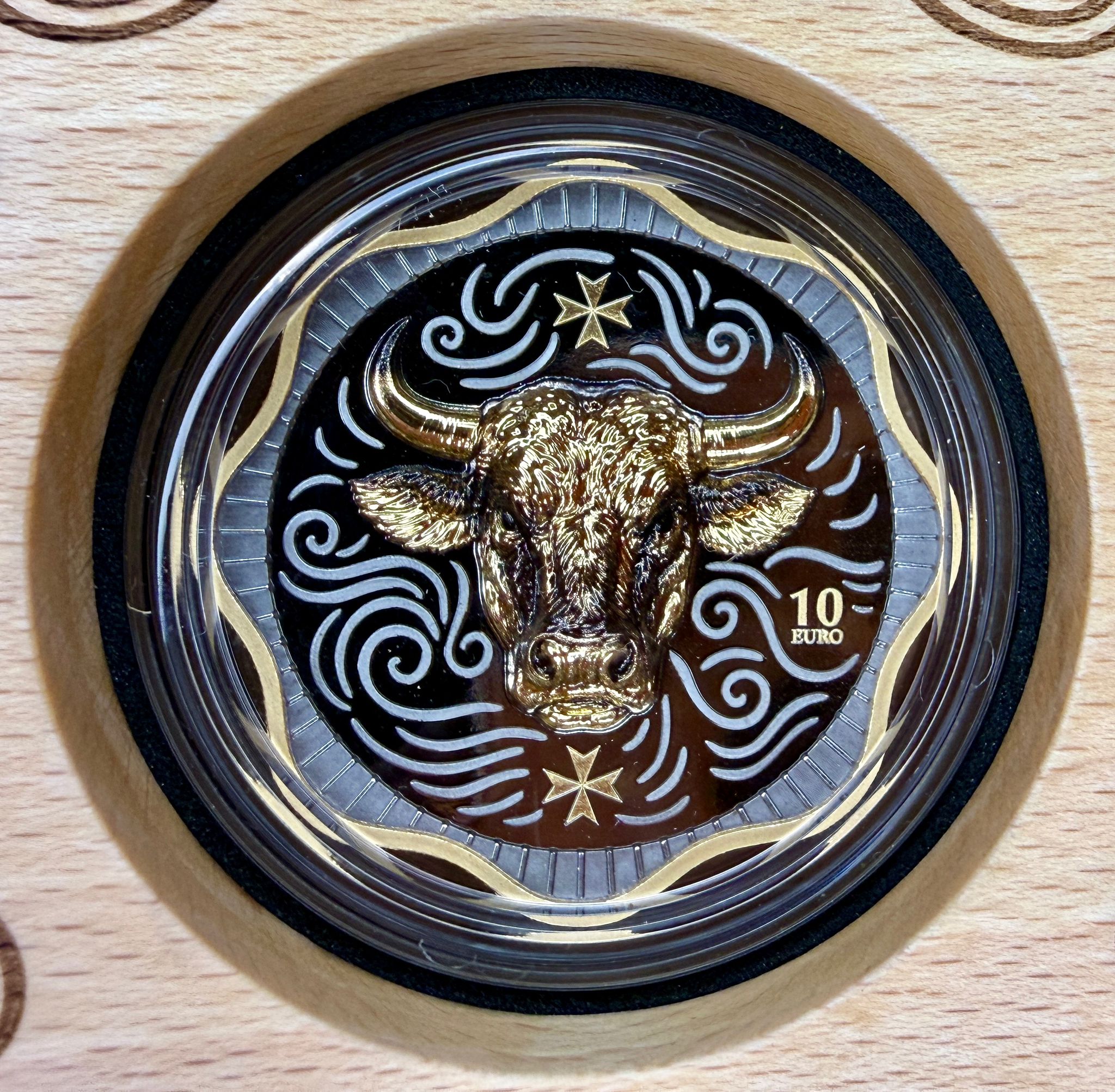 Germania Mint/Malta 10 Euro 2025 Ochse/Ox 2 Oz 99,9 Silber