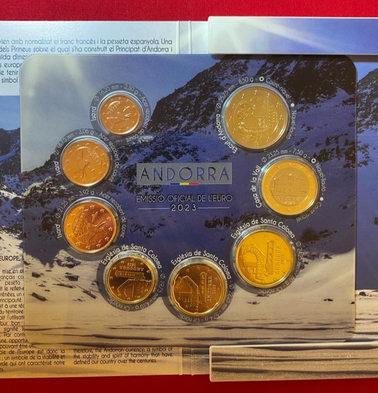Andorra 2023 - Kursmünzensatz  
