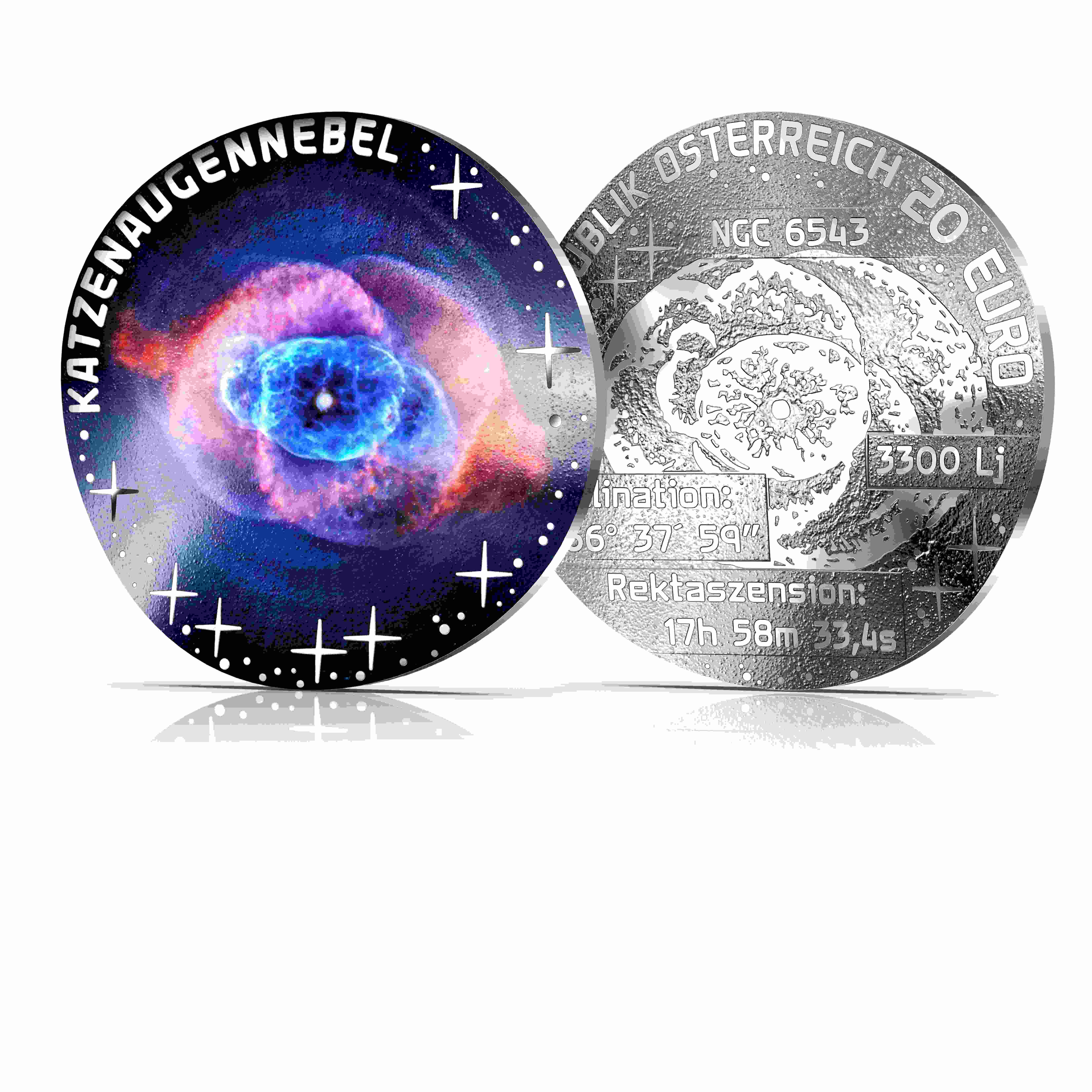 20 Euro Katzenaugennebel der Serie "Schönheit des Universums"