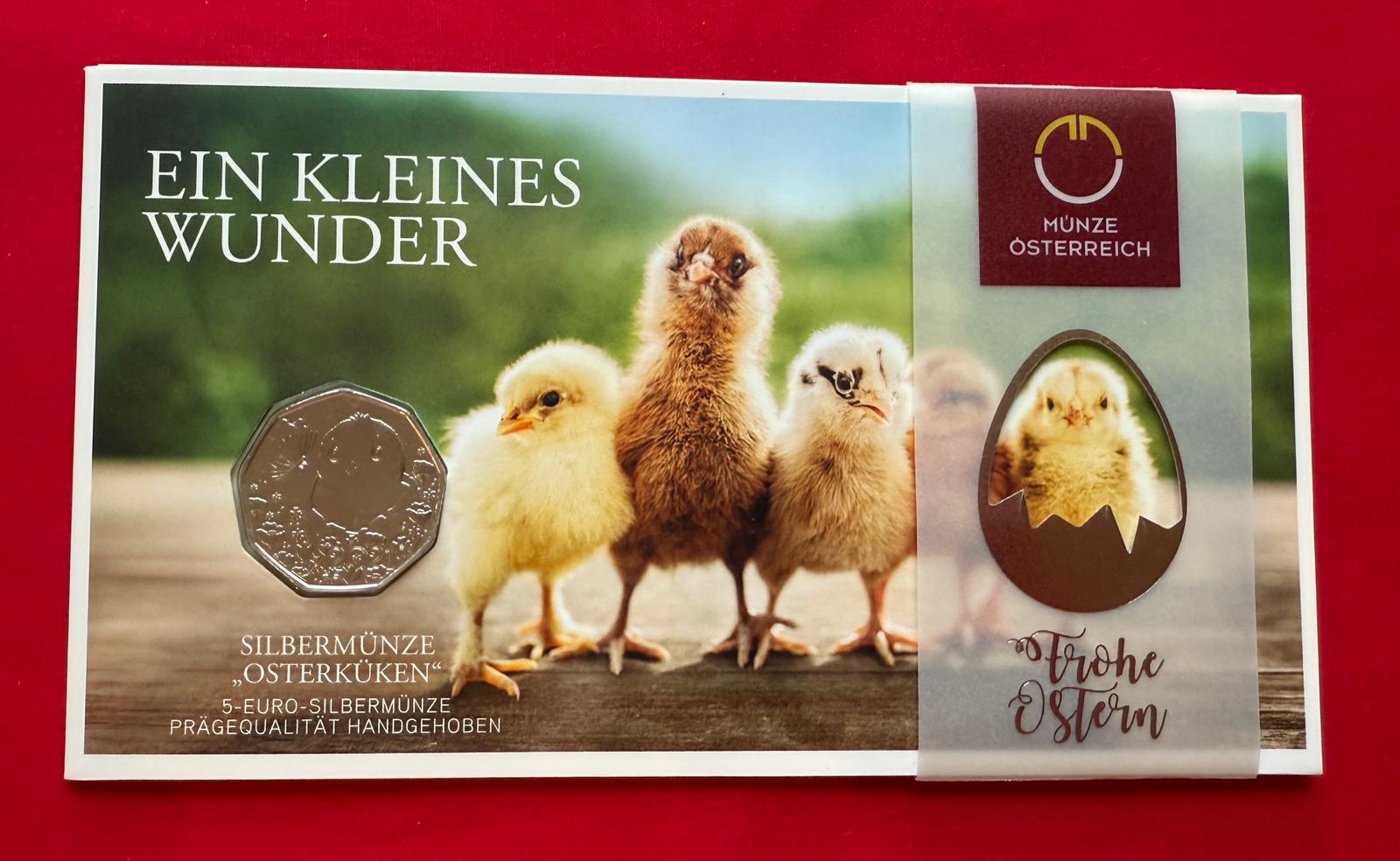 5 Euro Österreich 2021 - Osterküken