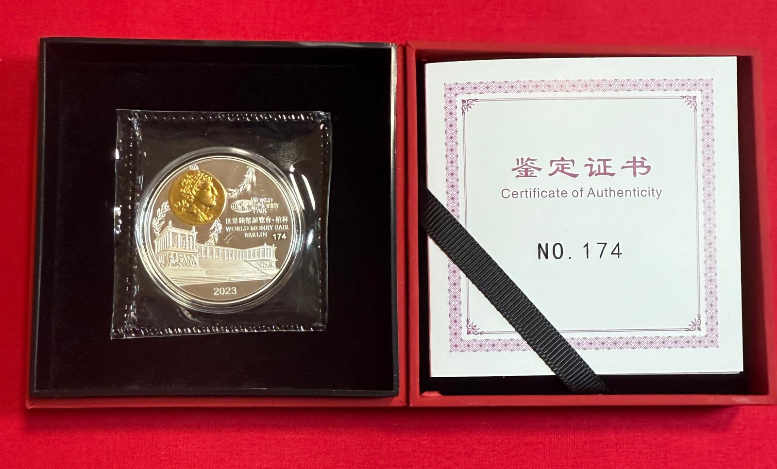 8g Silber Panda 2023 World Money Fair  Kopie