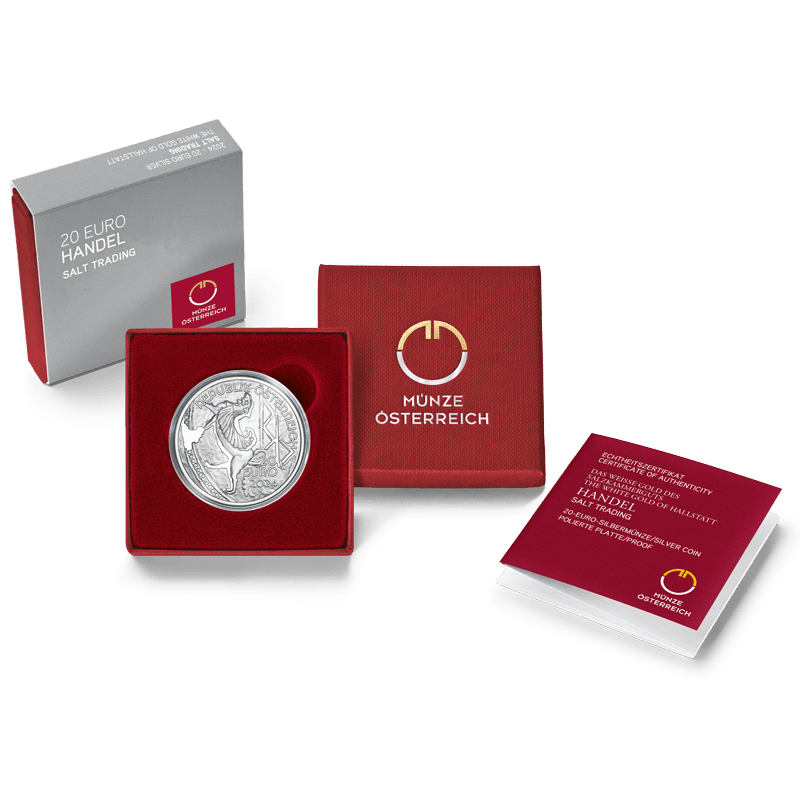 Österreich 2024 - 20 Euro Handel Polierte Platte 