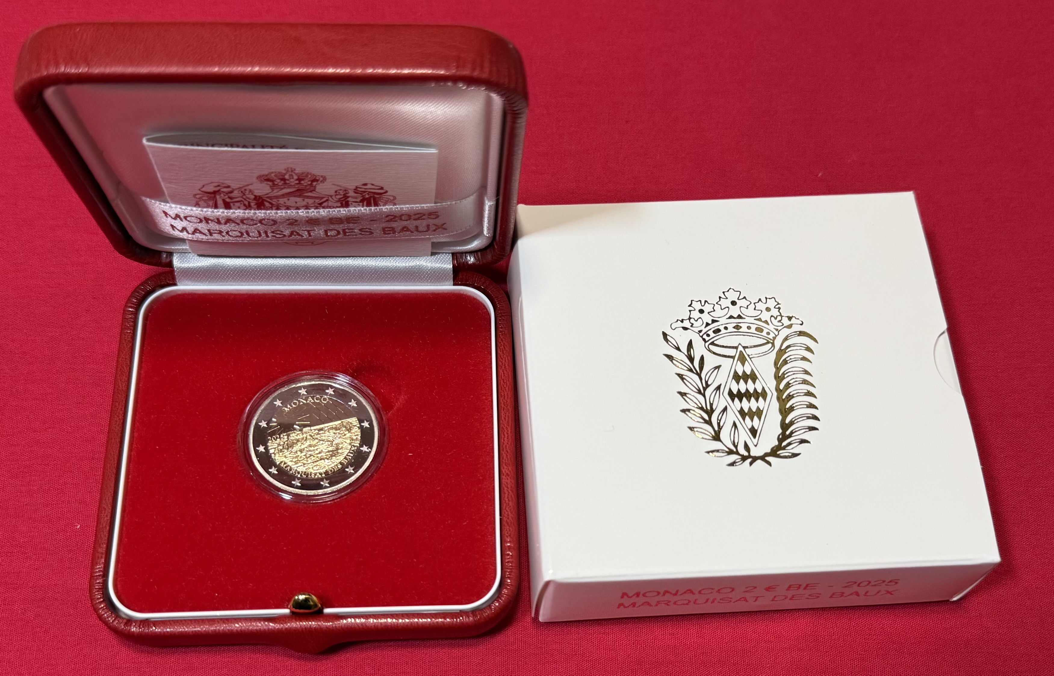 Monaco 2025 - 2 Euro Münze „Les Baux-en-Provence – Lehen der Grimaldis“