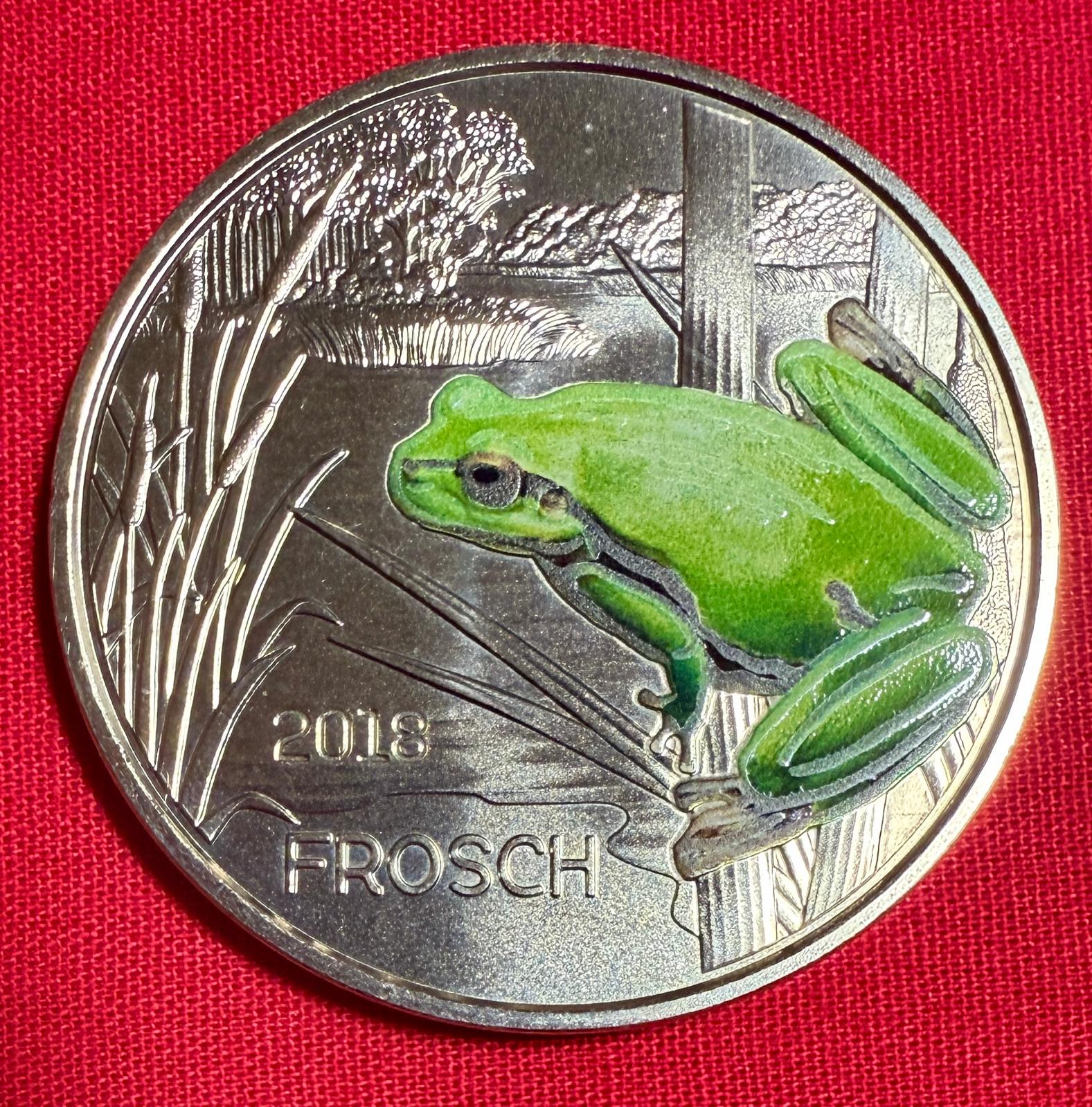 Österreich 2018 - Frosch - 3 Euro Tier-Taler Serie 
