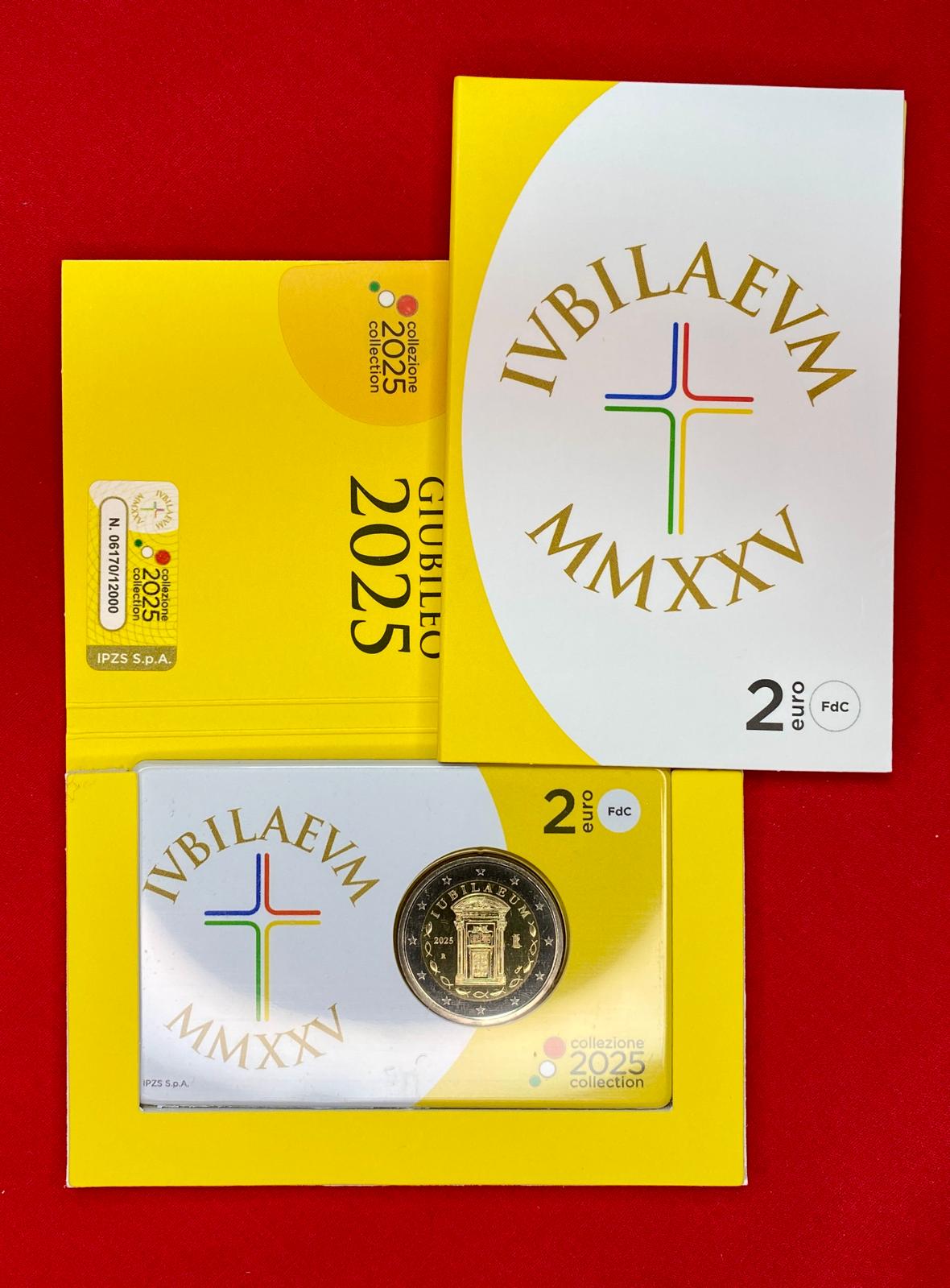 Italien 2025 - 2 Euro Münze „Jubiläum Heiliges Jahr 2025" im Blister