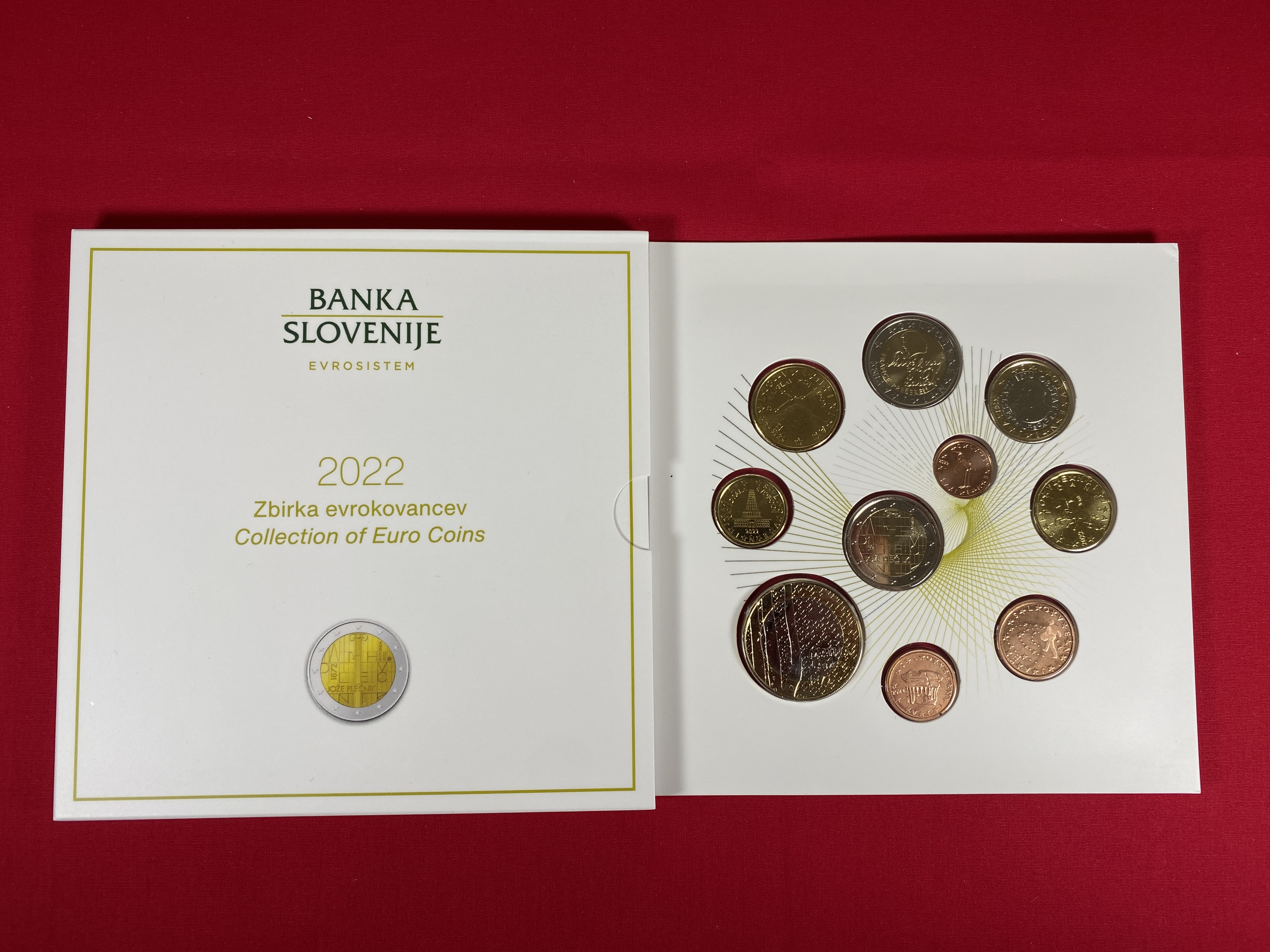 Slowenien 2022 Kursmünzensatz