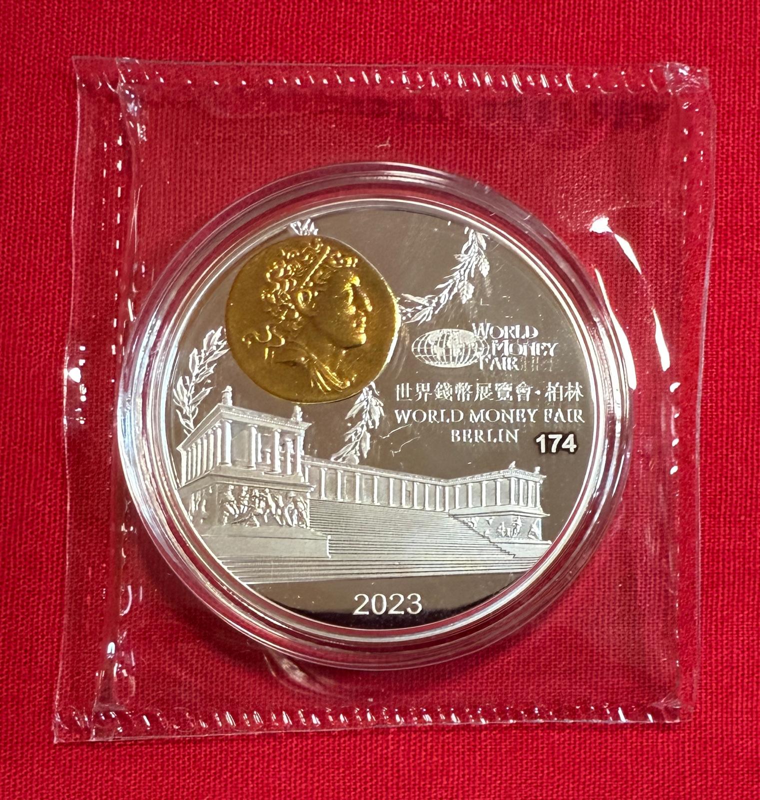 8g Silber Panda 2023 World Money Fair 