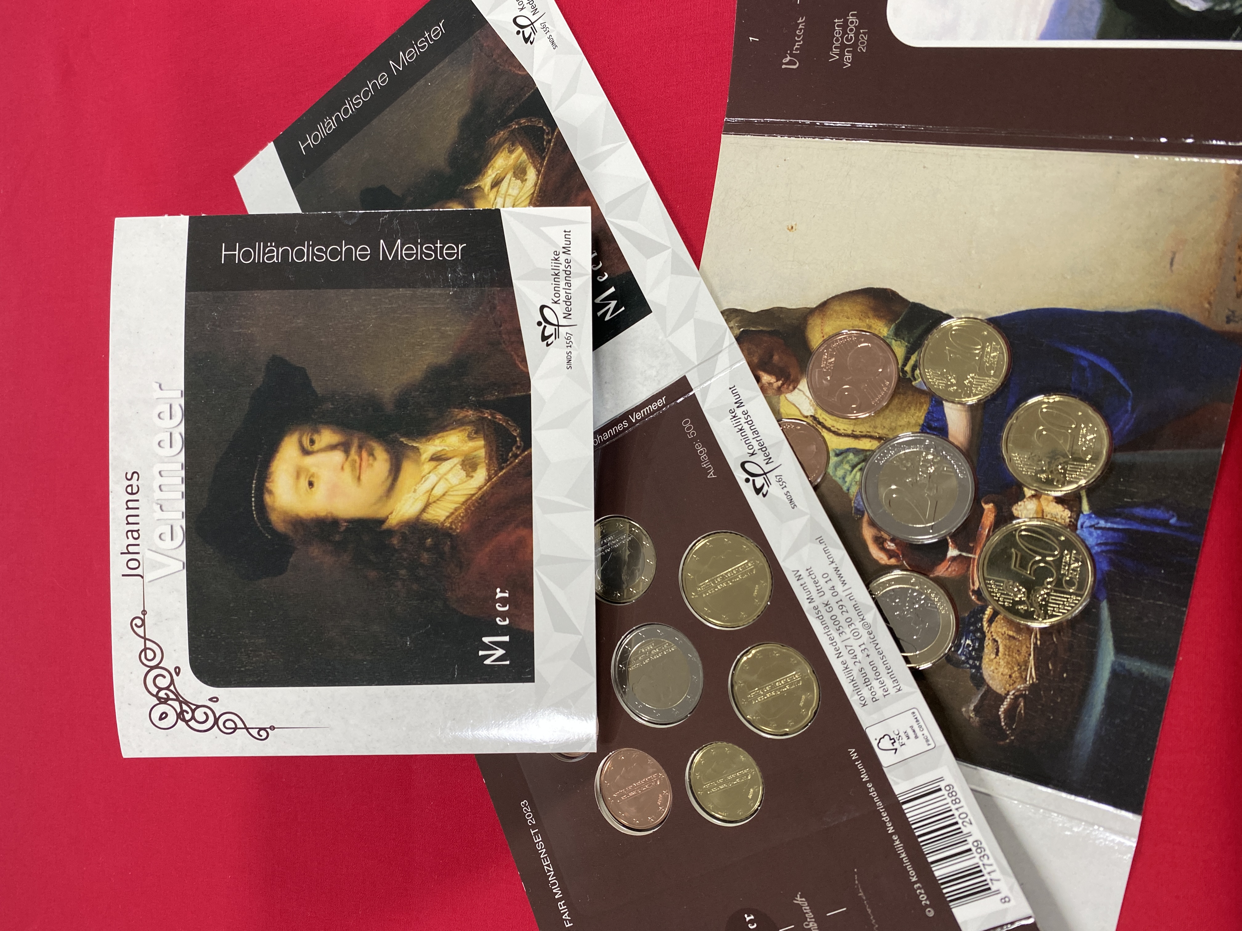 Niederlande 2023 - Kursmünzensatz World Money Fair  Edition "Vermeer"