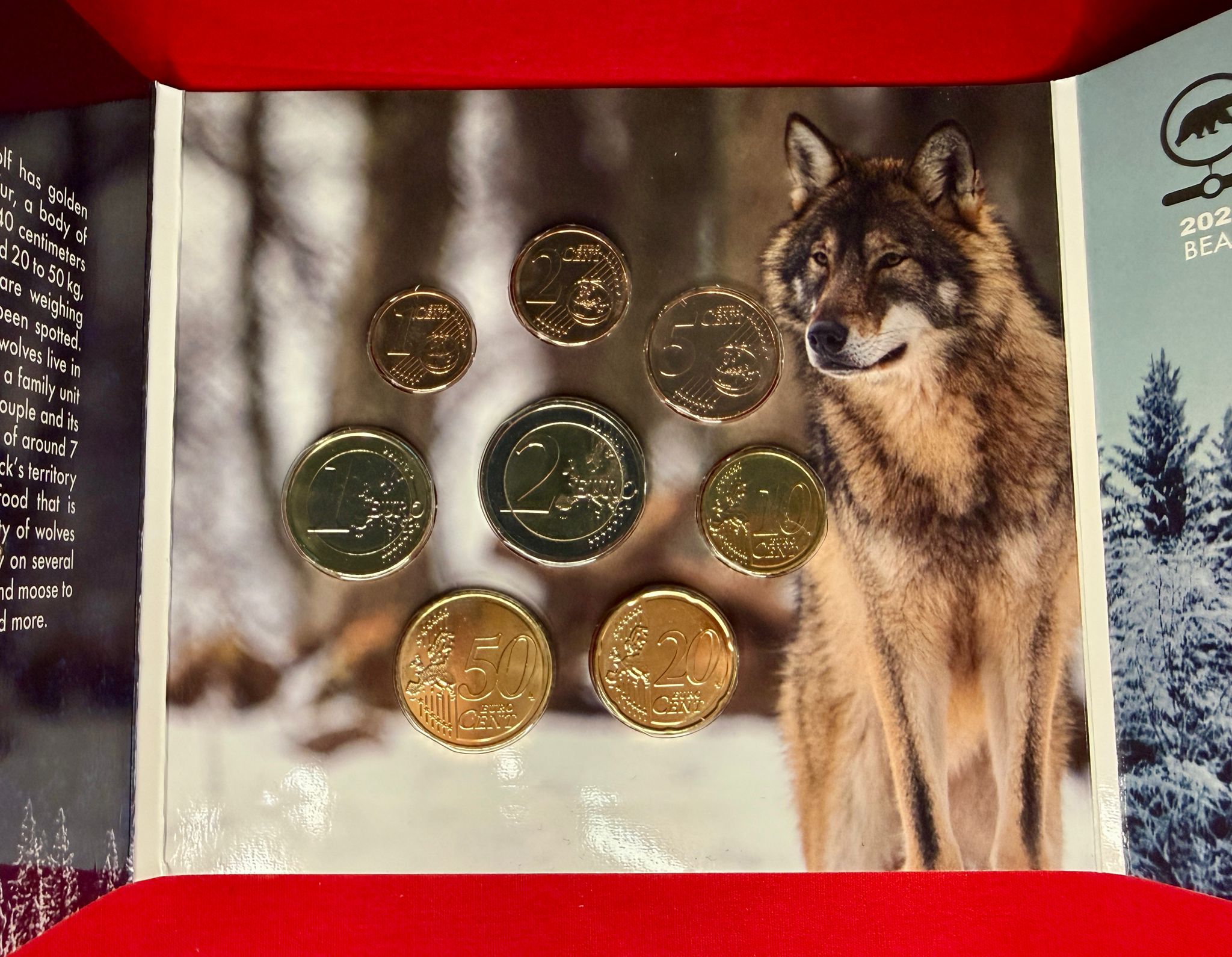 Finnland 2026 - Wolf - Kursmünzensatz World Money Fair Big Five