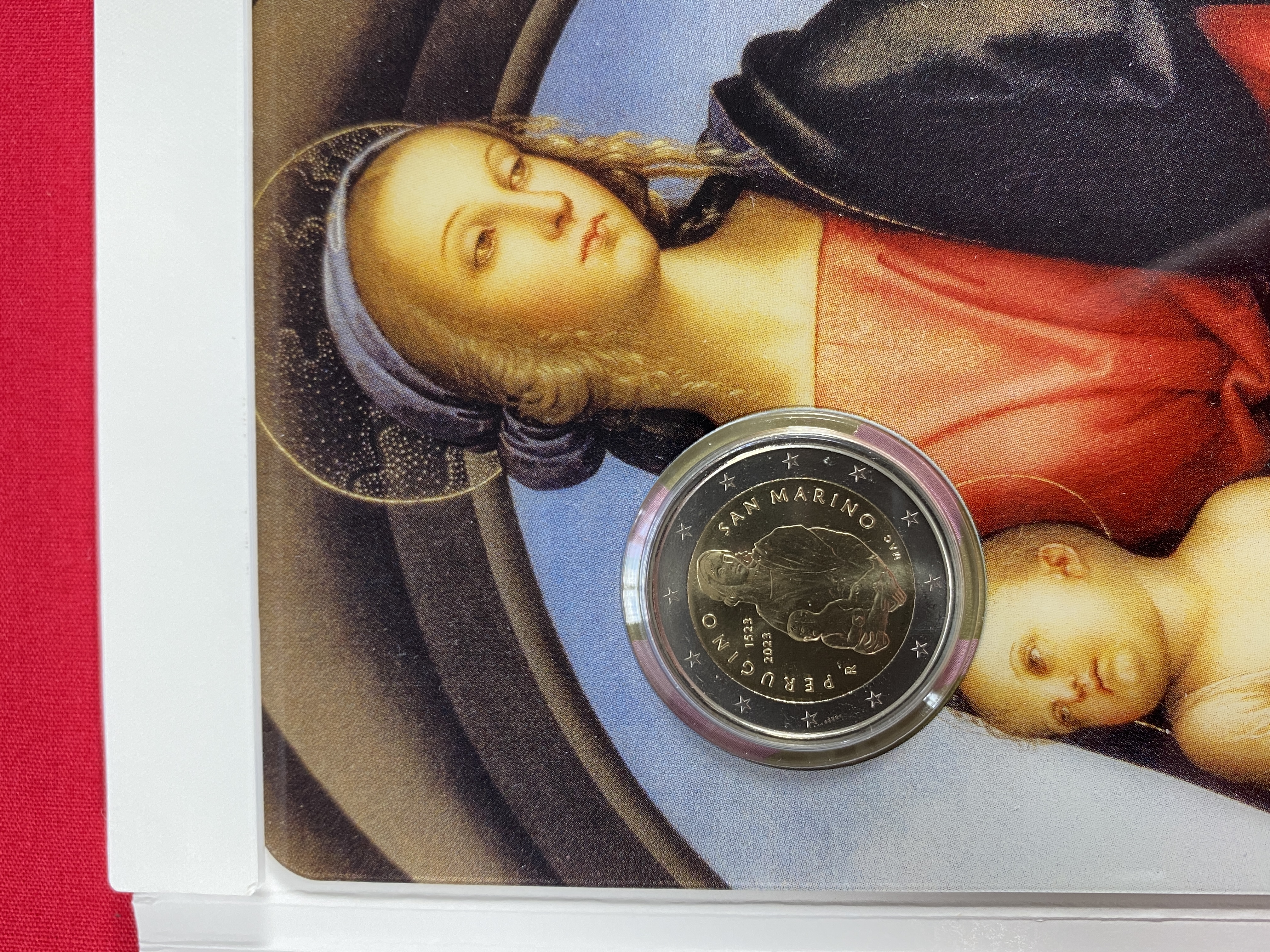 San Marino - 2 Euro Münze 500. Todestag von Pietro Perugino 2023