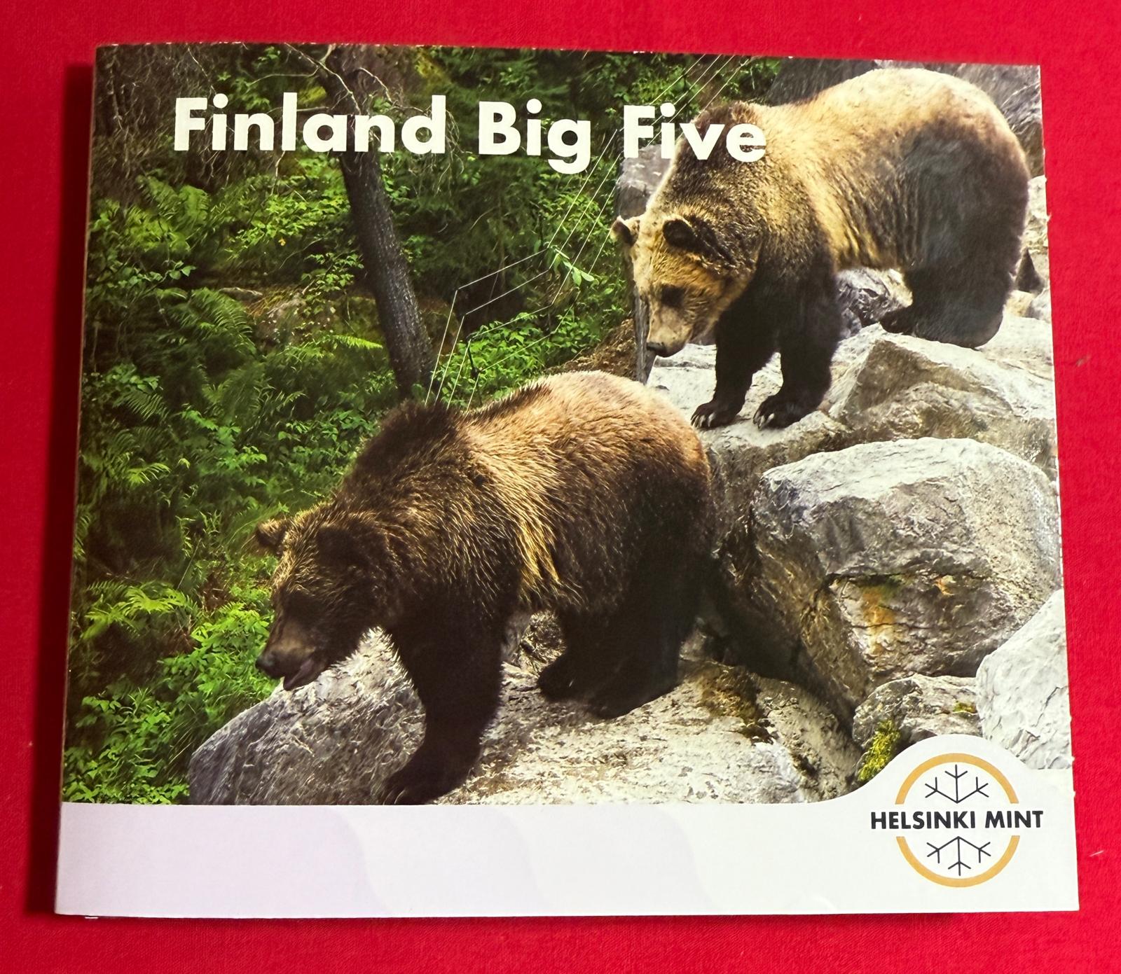 Finnland 2025 - Bär - Kursmünzensatz World Money Fair Big Five