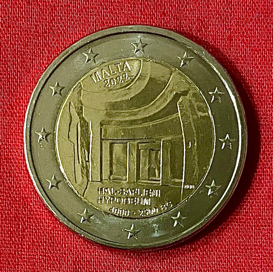 Malta 2022 - 2 Euro Münze „Hypogäum von Ħal-Saflieni“