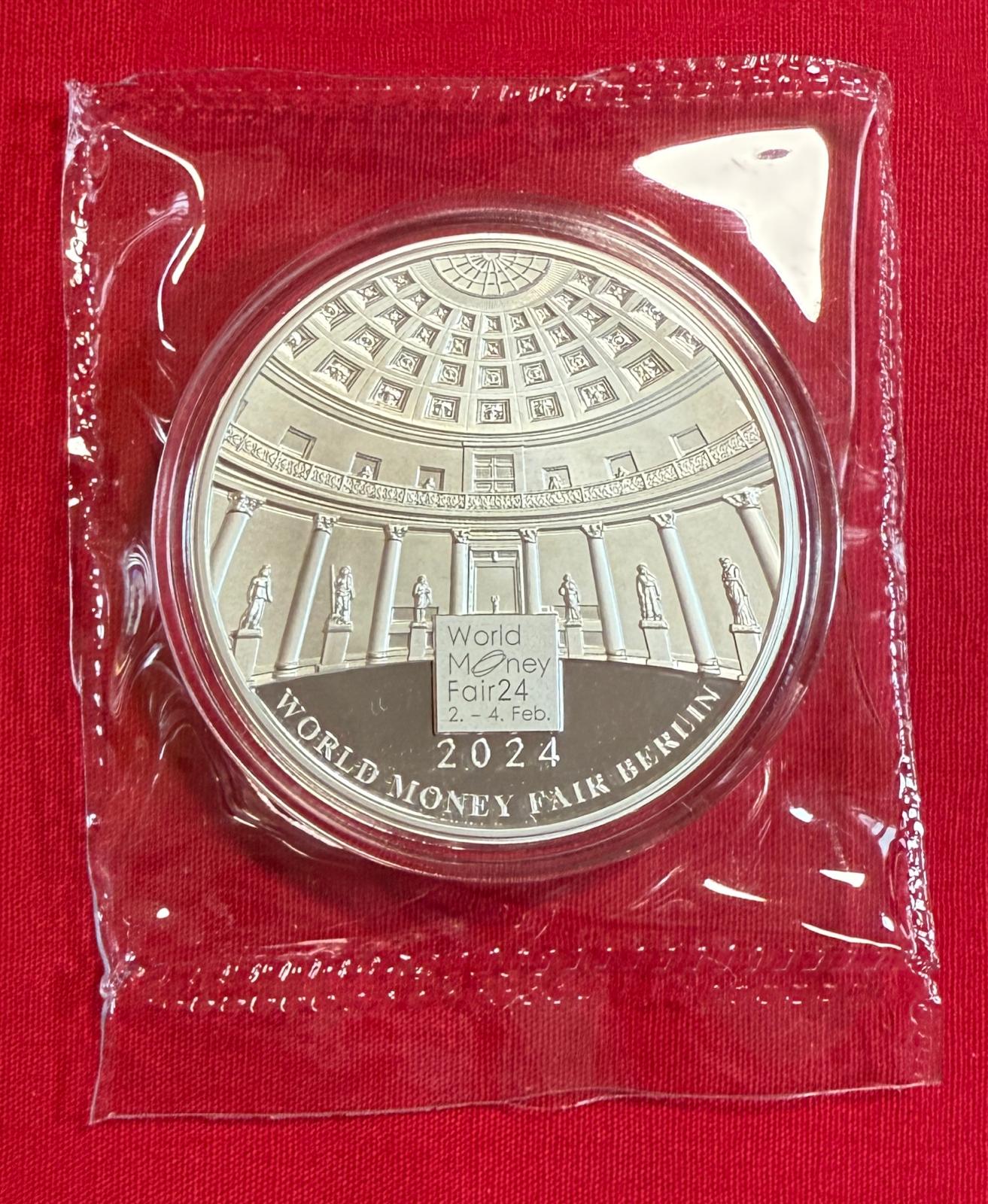 1 Unze Silber Panda 2024 World Money Fair 