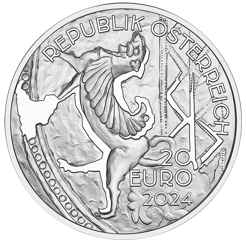 Österreich 2024 - 20 Euro Handel Polierte Platte 