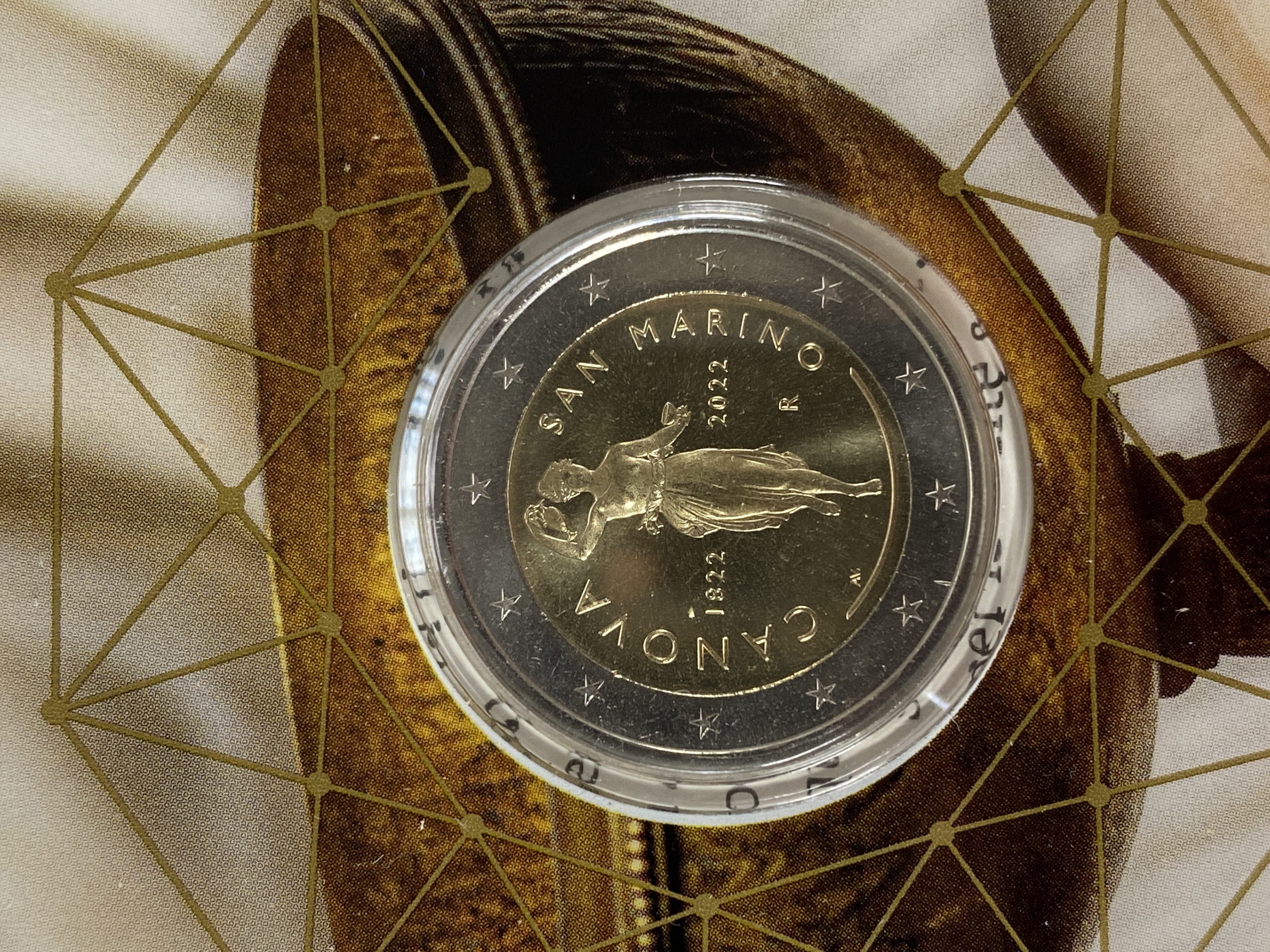 San Marino - 2 Euro Münze „200. Todestag von Antonio Canova“ 2022