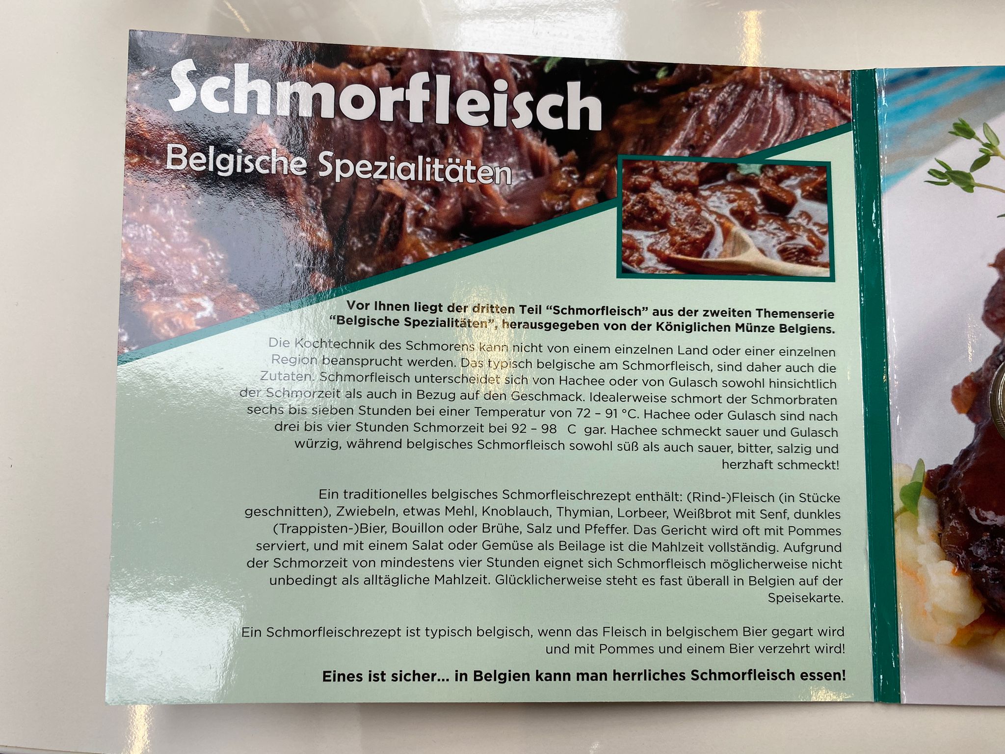 Belgien - Kursmünzensatz World Money Fair "Schmorfleisch" 2024