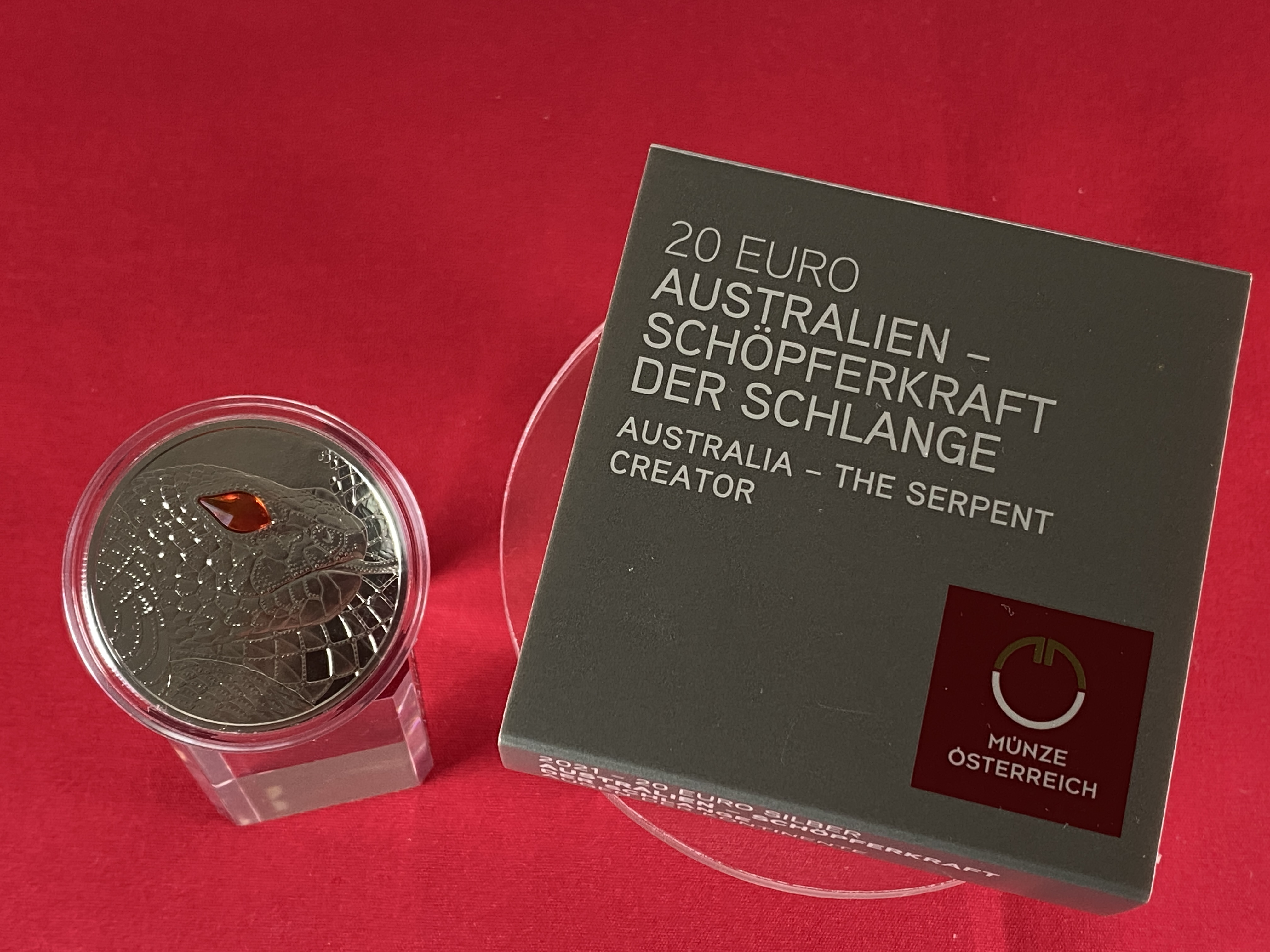 Österreich 2021 - "Australien - Die Schlange" - Serie Augen der Kontinente 