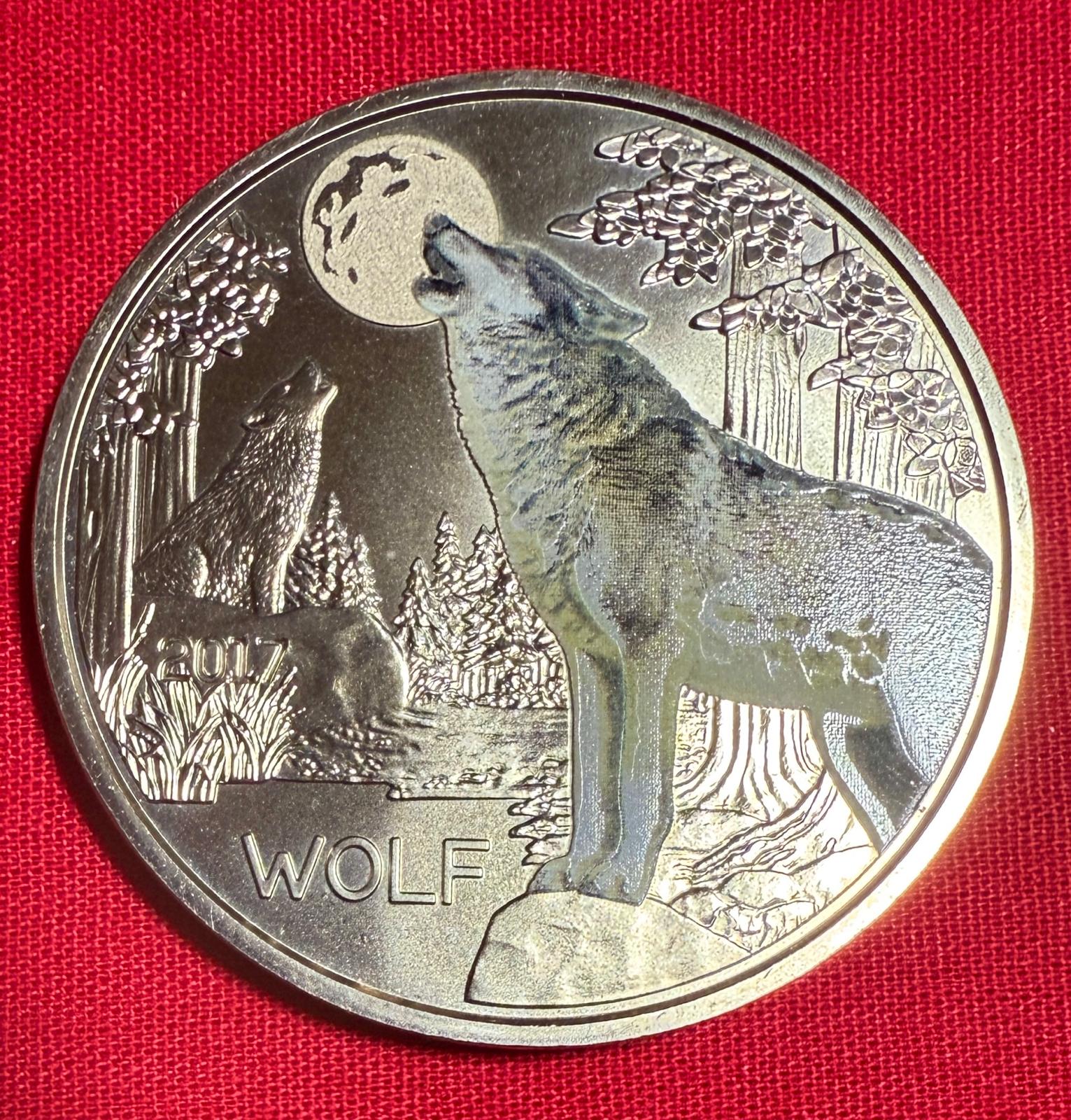 Österreich 2017 - Wolf - 3 Euro Tier-Taler Serie 