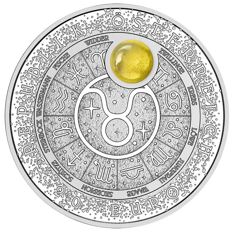 20 Euro Österreich 2026 - Stier - Serie "Sternbilder"  