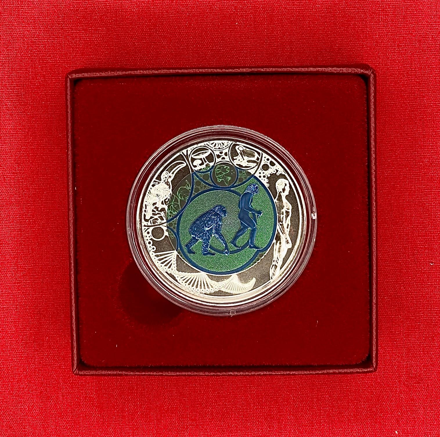 Österreich 2014 - EVOLUTION - 25,00 Euro Silber-Niob Münze