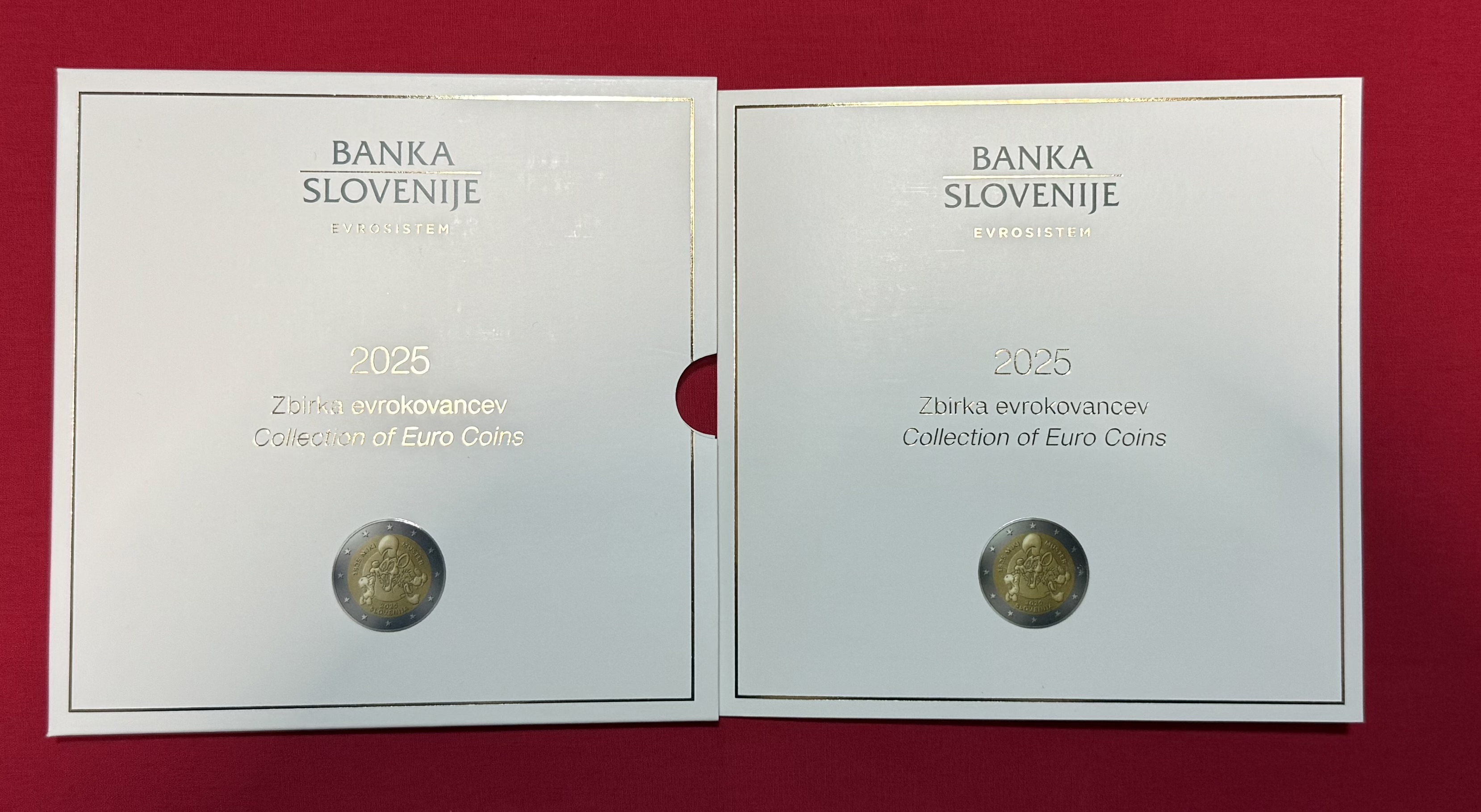 Slowenien 2025 Euro Kursmünzensatz – Polierte Platte (PP) / Official Proof Set