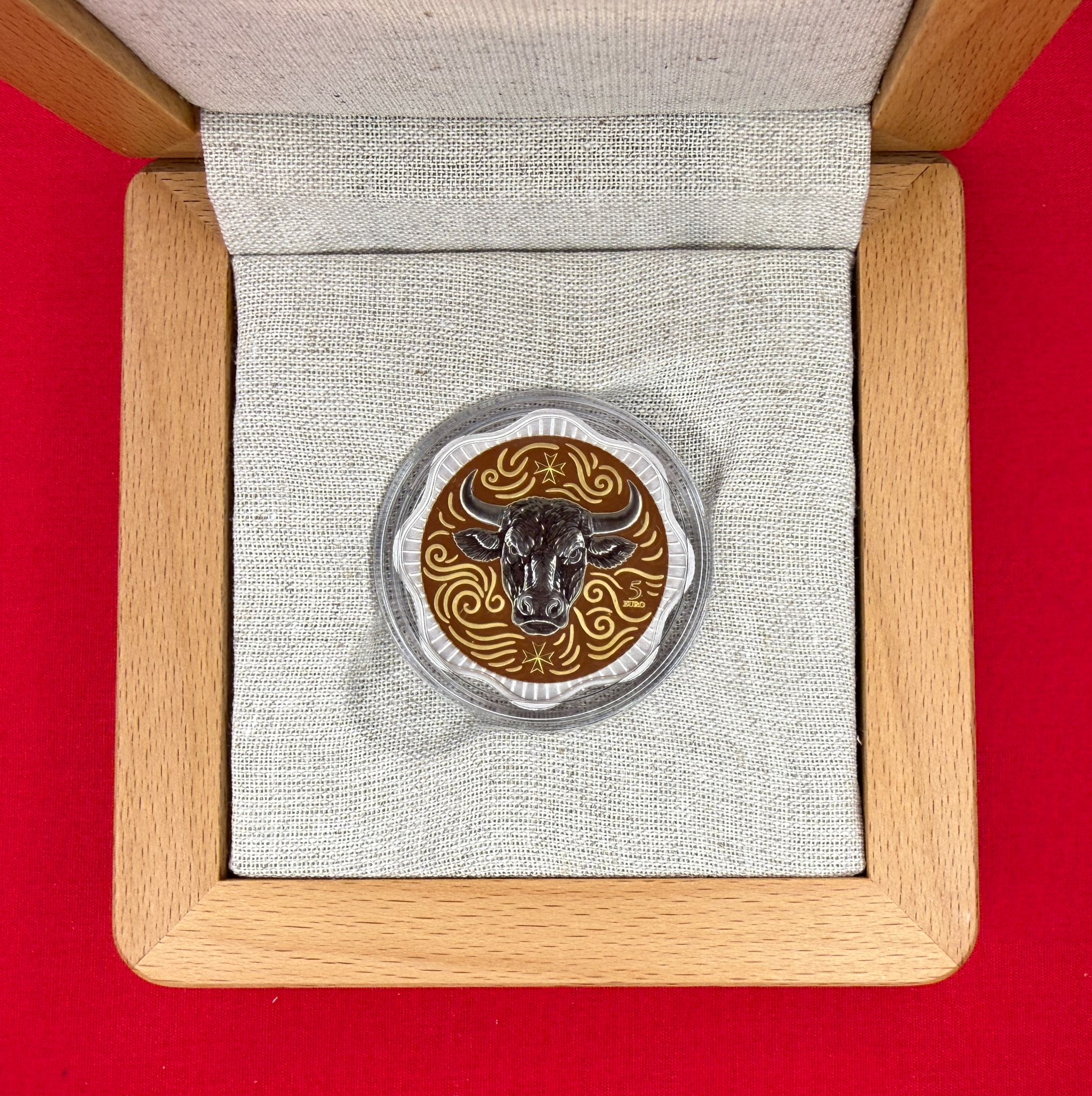 Germania Mint/Malta 5 Euro 2025 Ochse/Ox 1 Oz 99,9 Silber