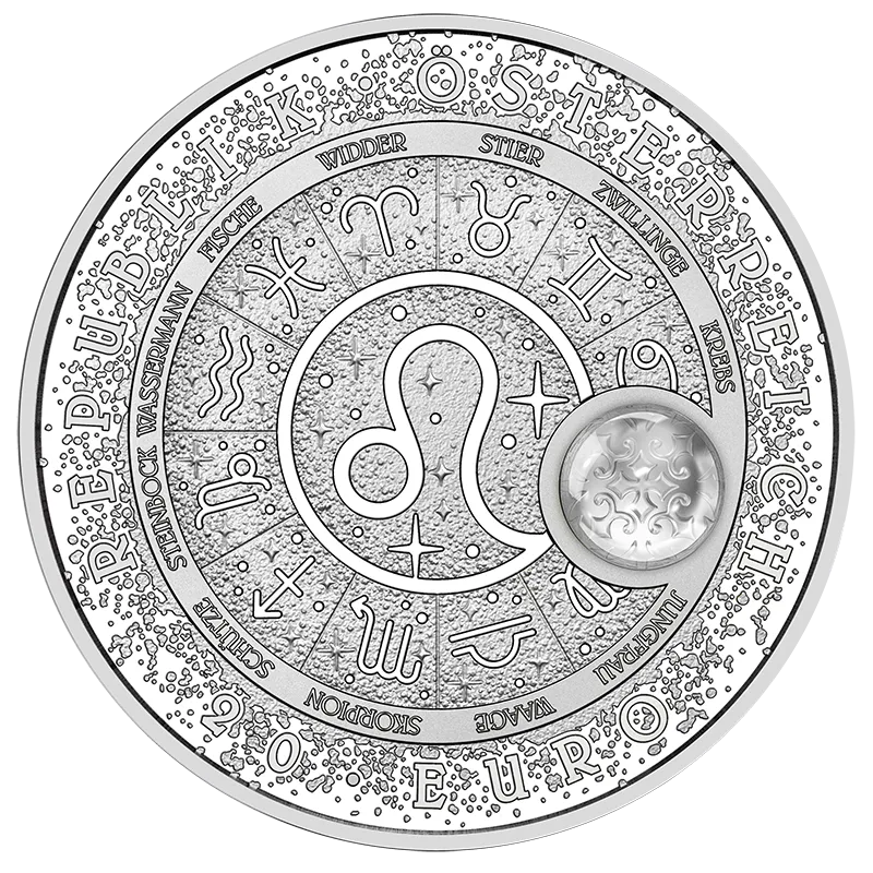 20 Euro Österreich 2026 - Löwe - Serie "Sternbilder"  