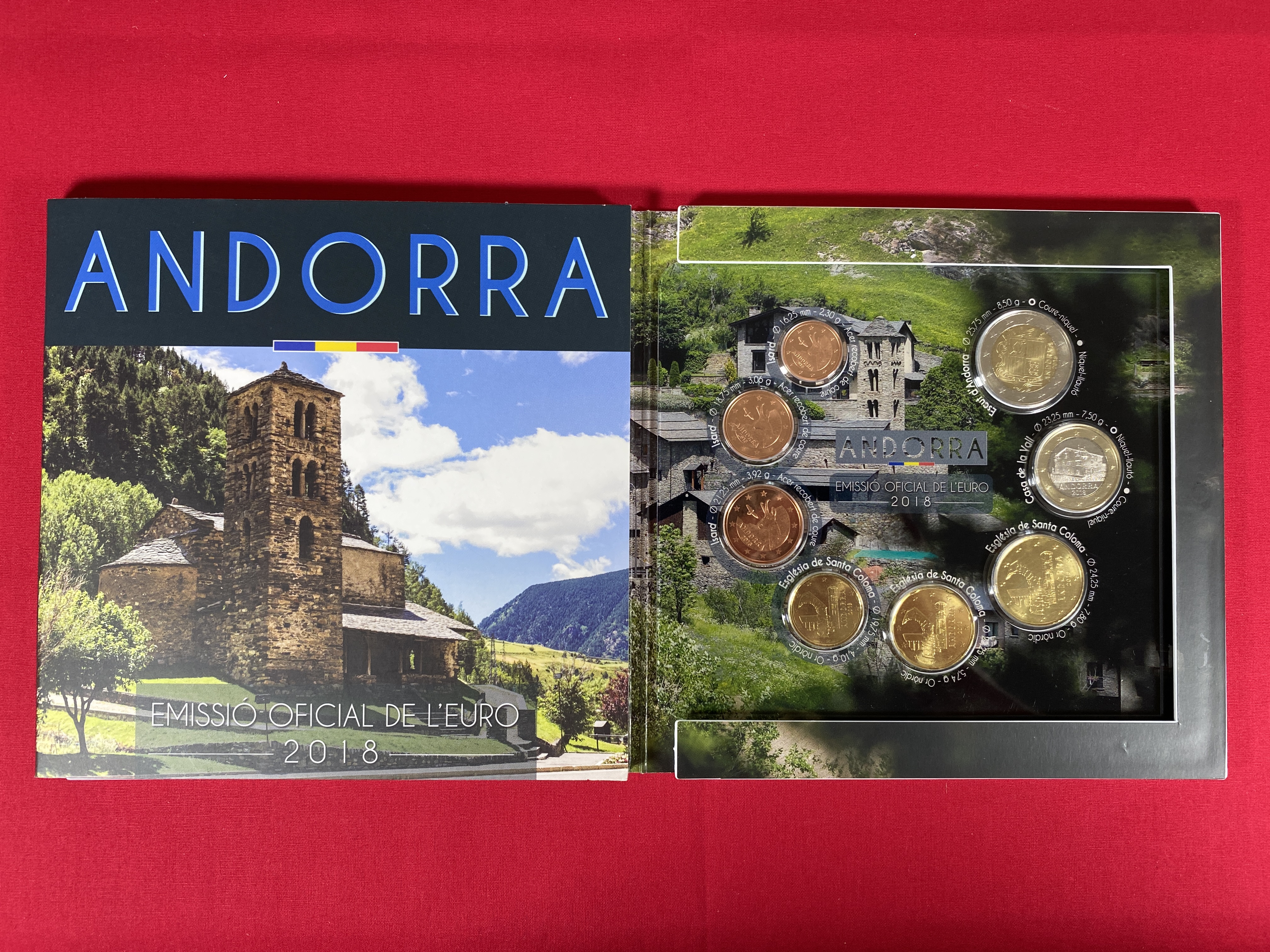 Andorra 2018 - Kursmünzensatz