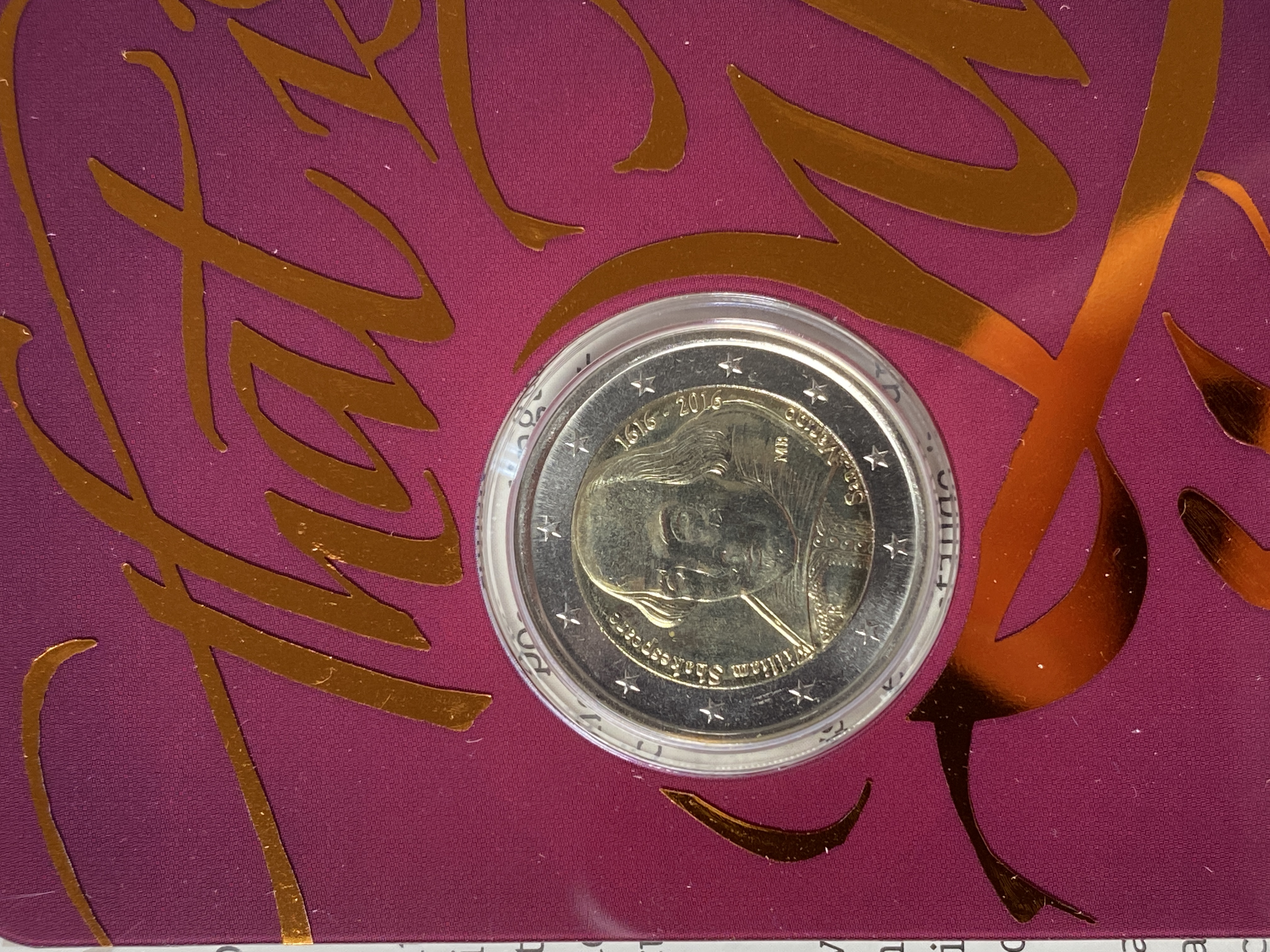 San Marino - 2 Euro Münze „400. Todestag William Shakespeare“ 2016