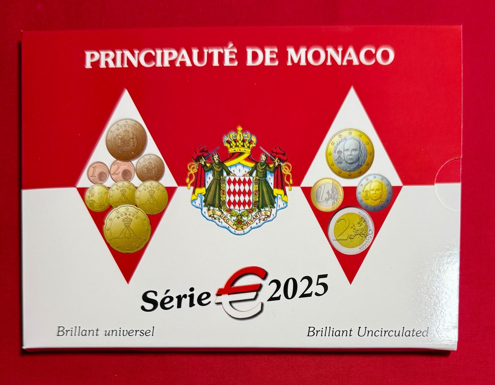 Monaco 2025 Kursmünzensatz KMS