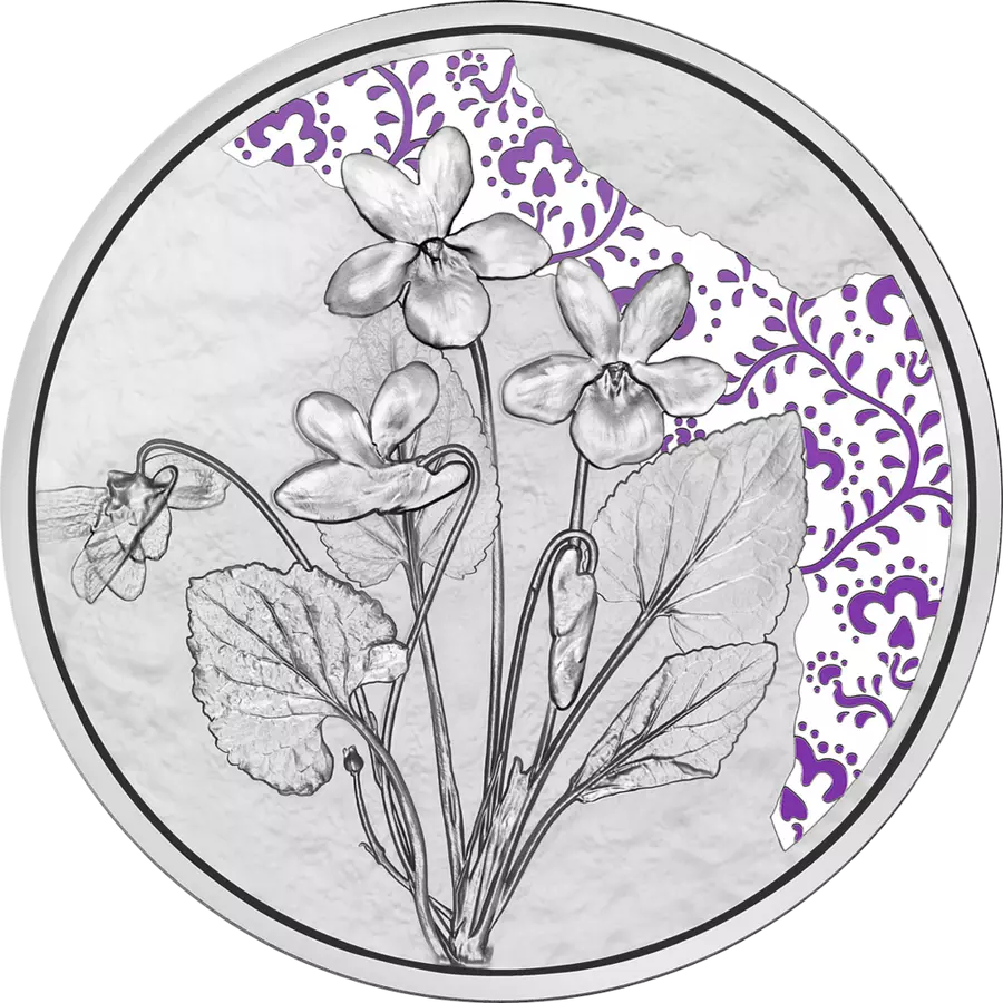 Österreich 2024 - Das Veilchen - Serie "Mit der Sprache der Blumen"