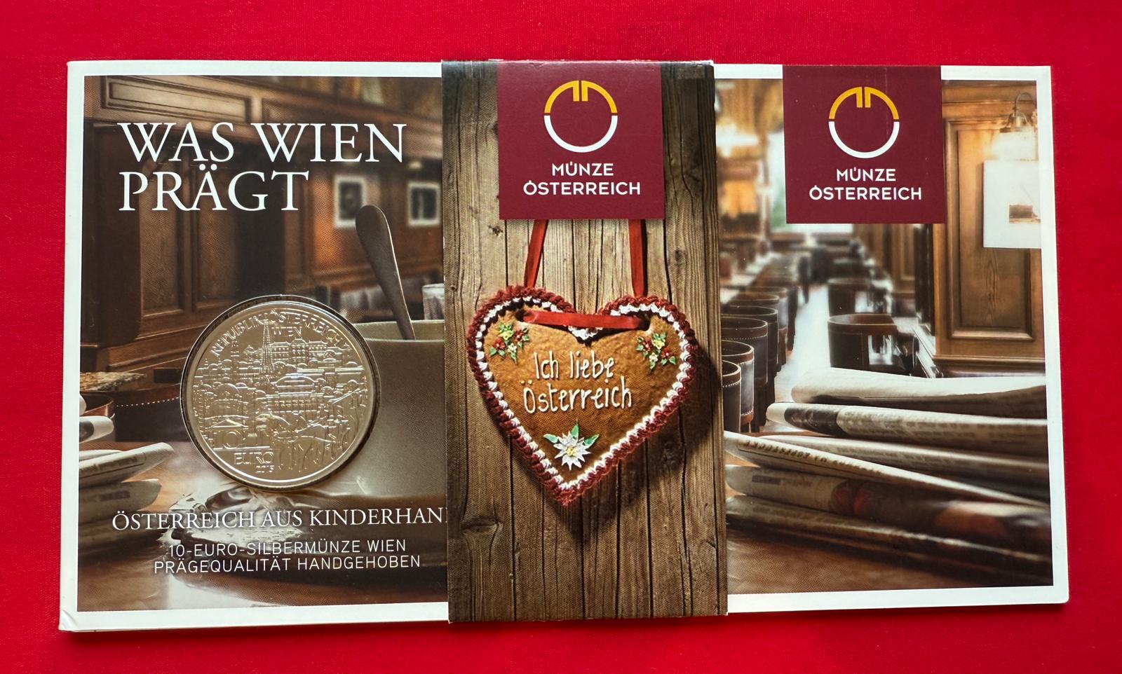 10 Euro Österreich 2015 - Wien - Serie Österreich aus Kinderhand 