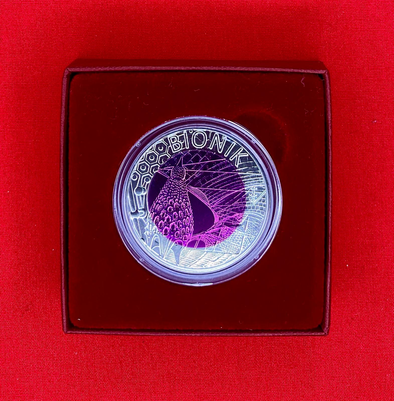Österreich 2012 - BIONIK - 25,00 Euro Silber-Niob Münze