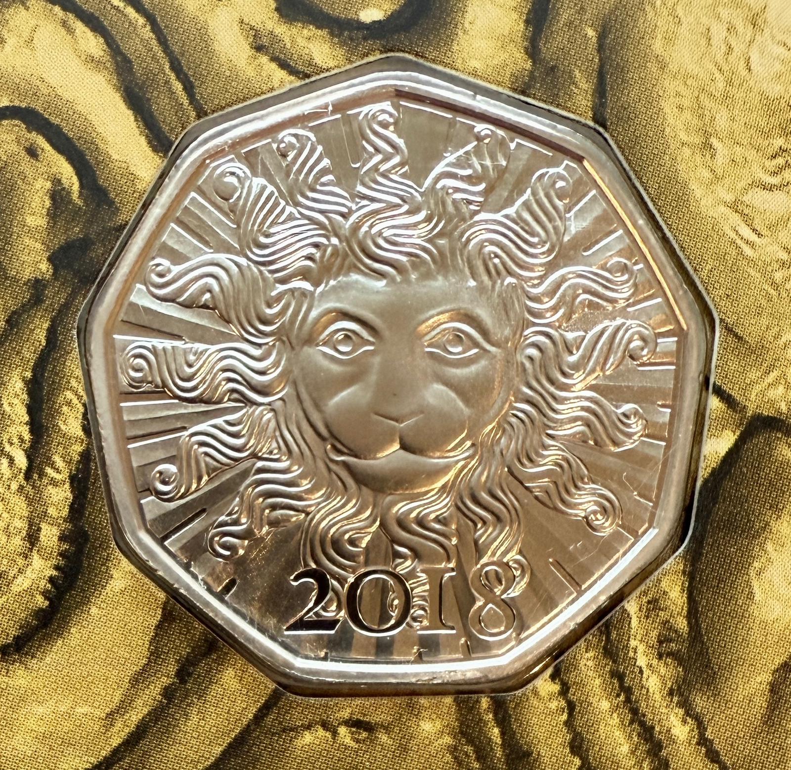 5 Euro Österreich 2017 - Neujahrsmünze 2018 - Löwenkraft