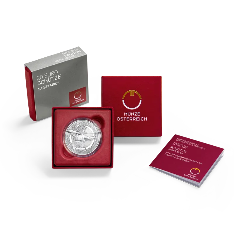 20 Euro Österreich 2026 - Schütze - Serie "Sternbilder"