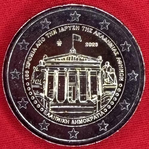 Griechenland 2026 - 2 Euro Münze  „100 Jahre Akademie von Athen 