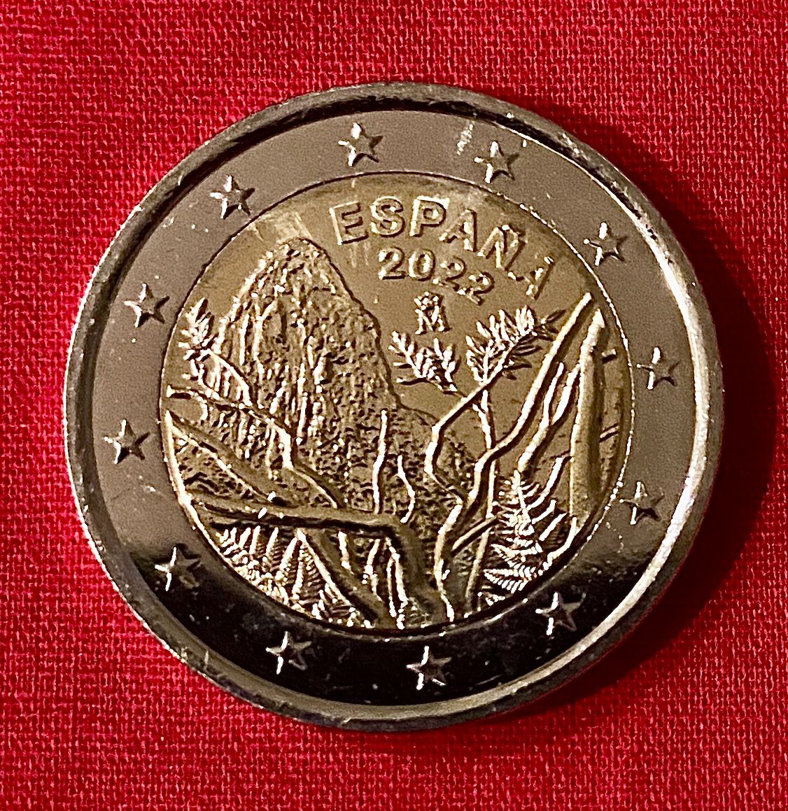 Spanien 2022 - 2 Euro Münze „Nationalpark Garajonay“
