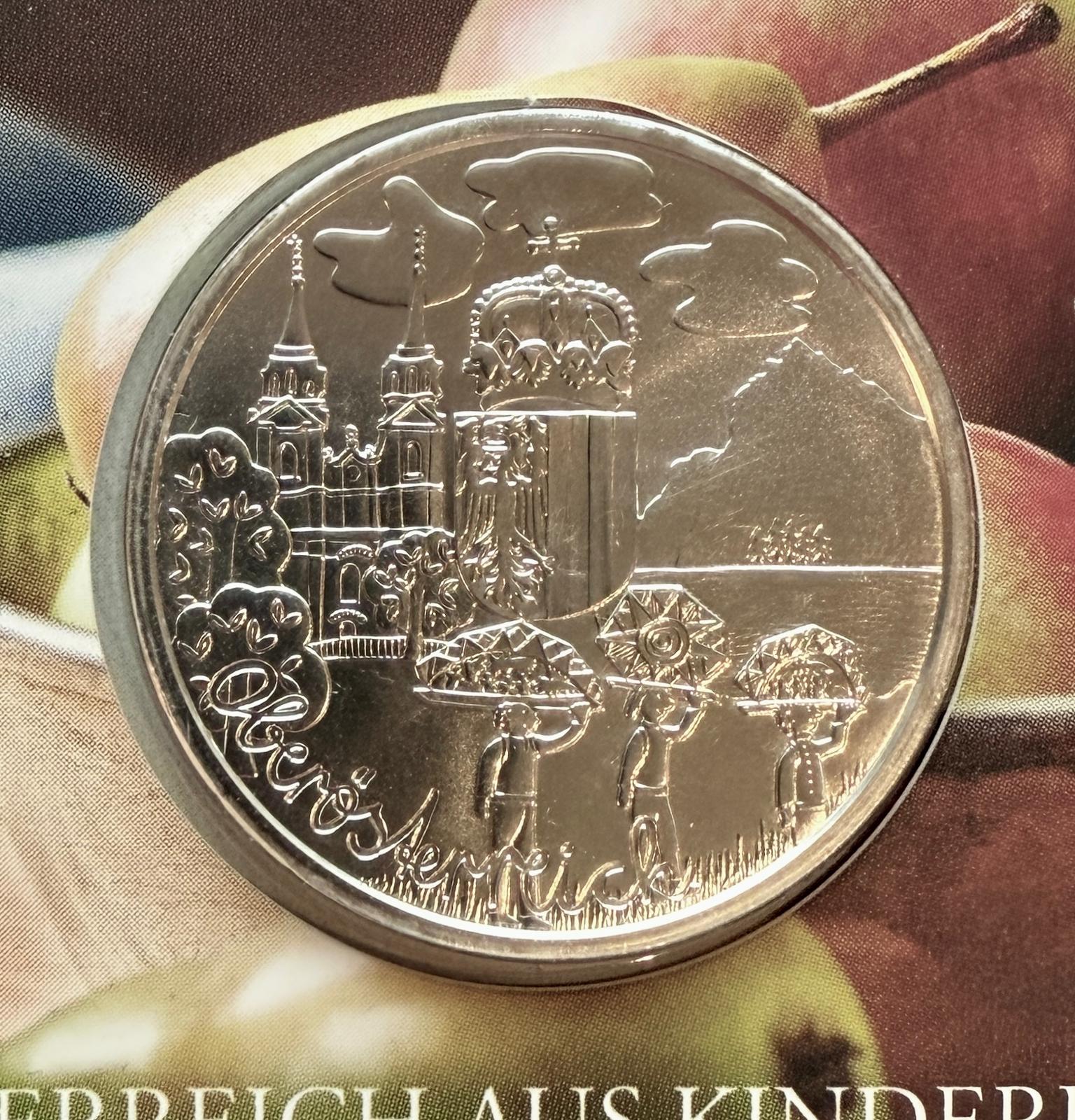 10 Euro Österreich 2016 - Oberösterreich - Serie Österreich aus Kinderhand 