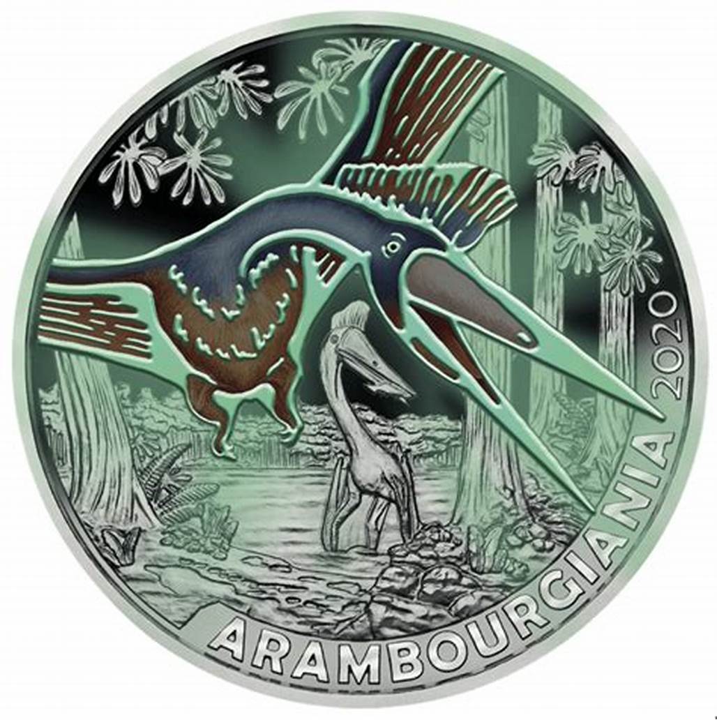 Österreich 2020 - Arambourgiania - 3 Euro Serie Dino-Taler 