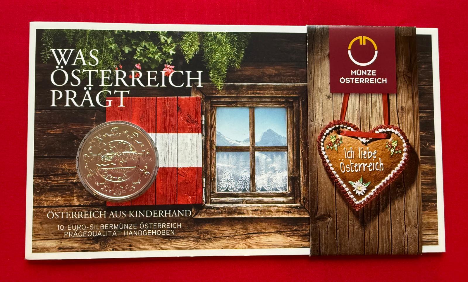 10 Euro Österreich 2016 - Österreich - Serie Österreich aus Kinderhand