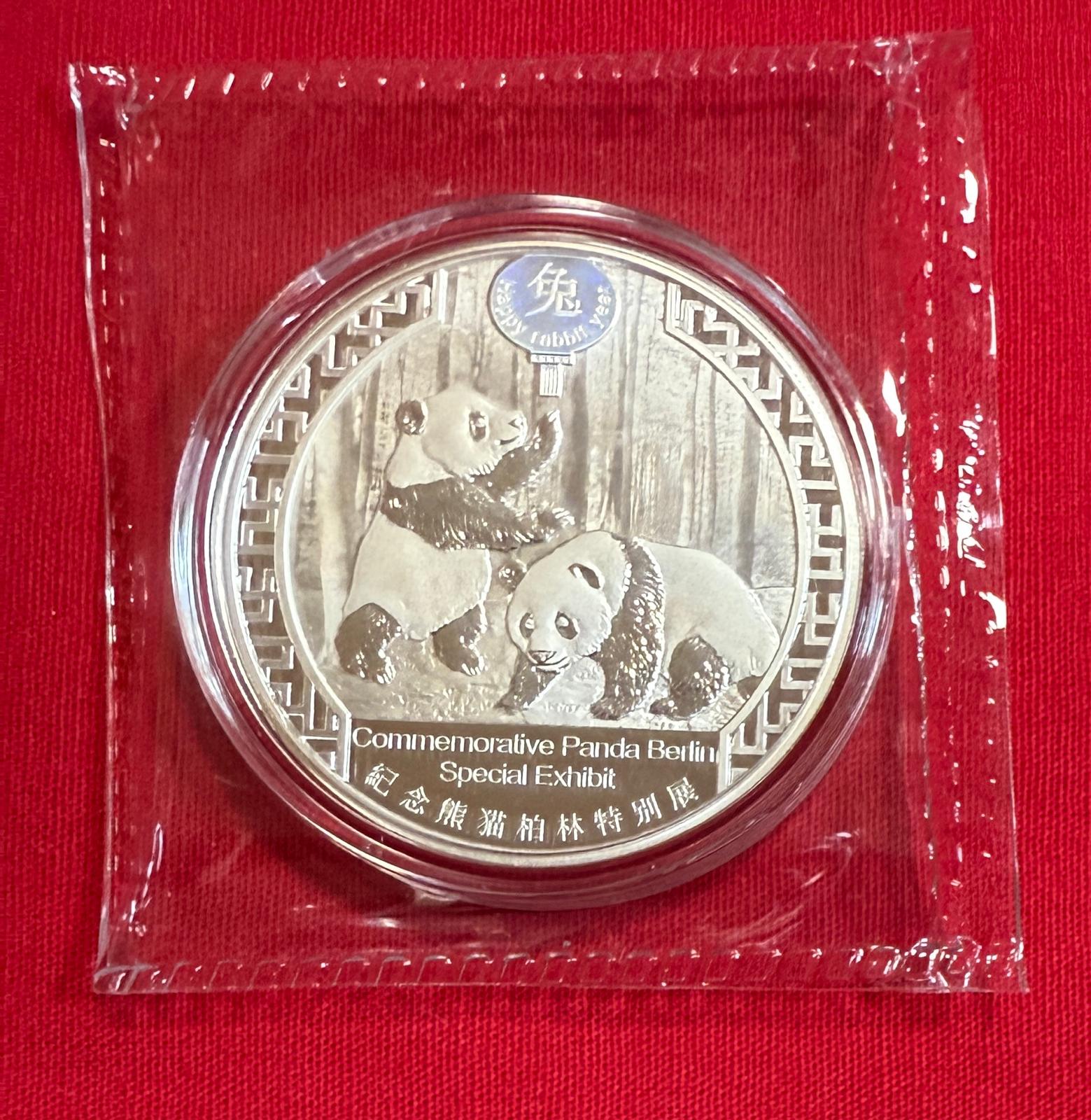 8g Silber Panda 2023 World Money Fair 