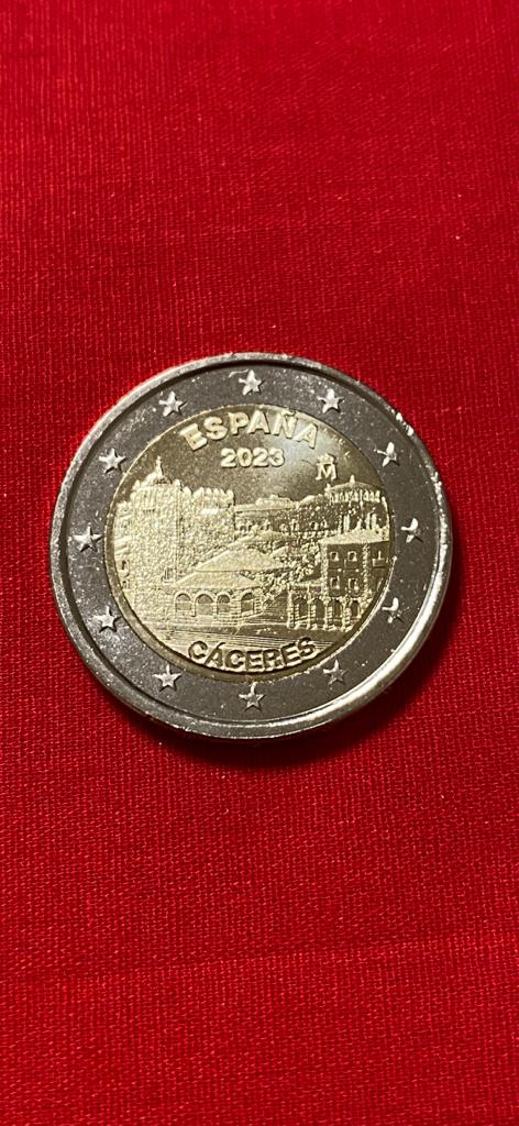Spanien 2023 - 2 Euro Münze "Altstadt von Cáceres“
